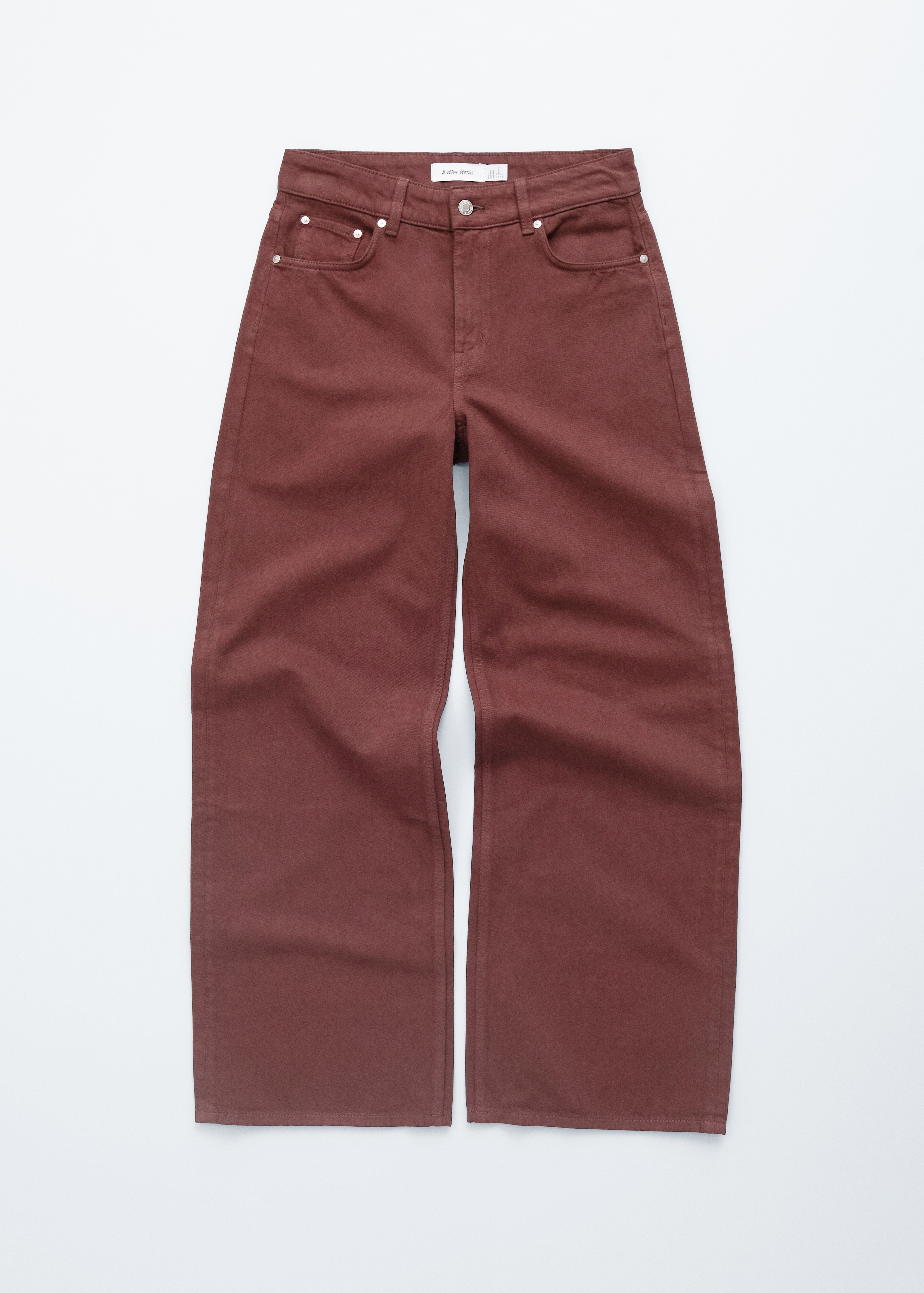 Džíny s širokými nohavicemi - Rezavě hnědá/Khaki zelená/béžová/Růžová/Black/Modrá