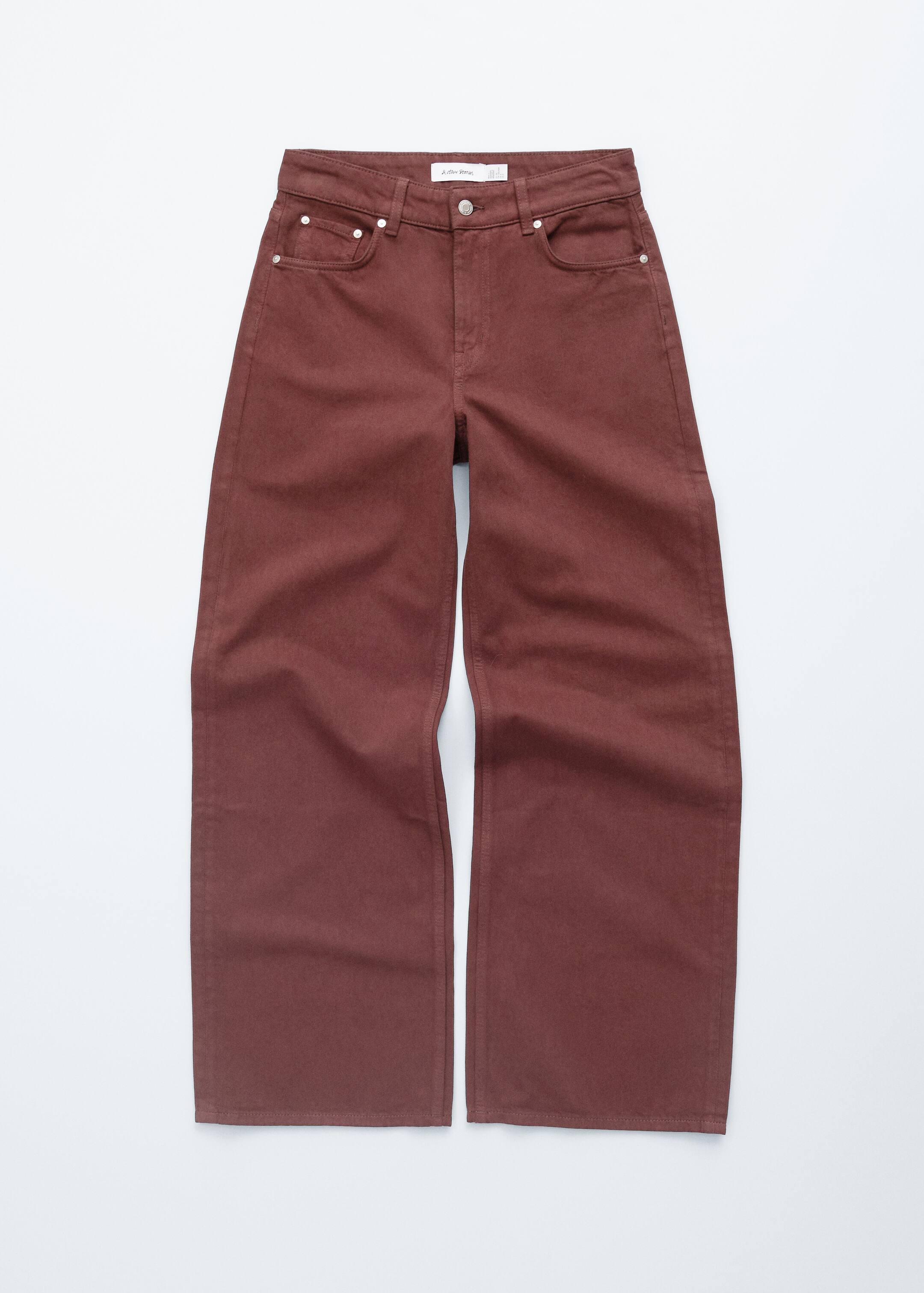 Grösseres Bild ansehen: Jeans mit weitem Bein - Rostbraun - DAMEN | H&M CH 6
