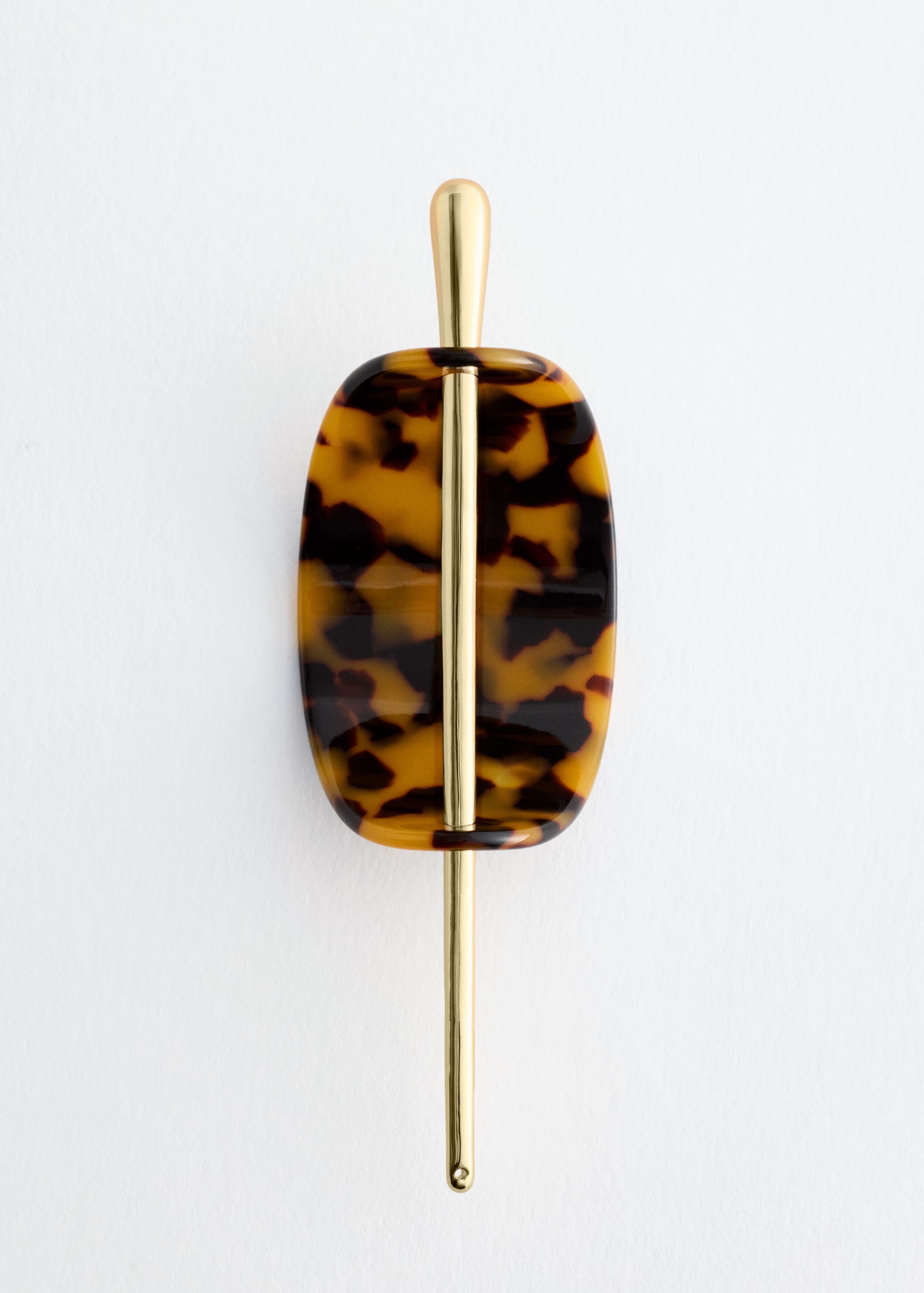 Hair Pin Barrette - Brown/Tortoise - Still Life