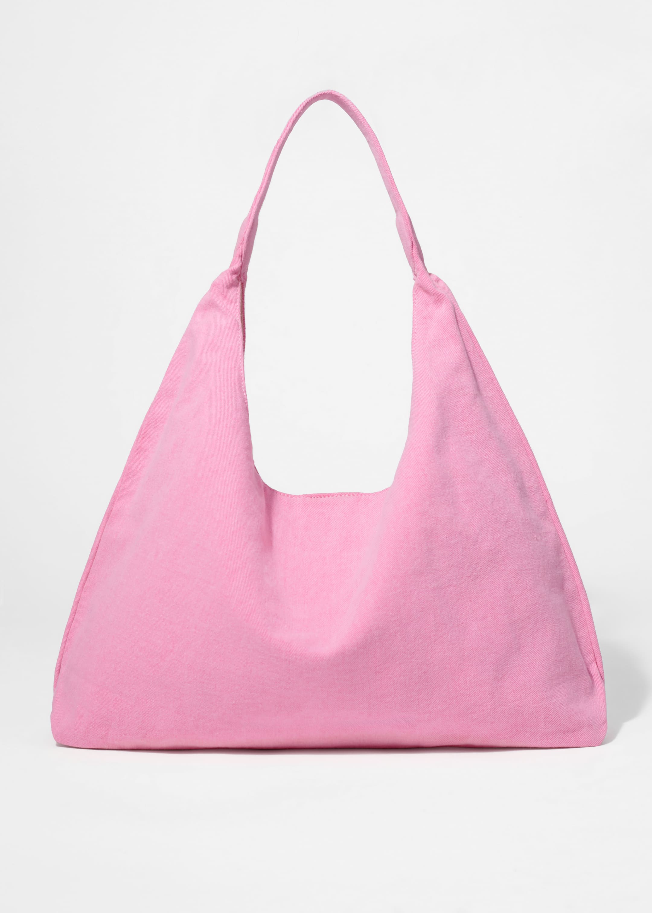 Se større billede: Totebag i forvasket denim - Pink - DAME | H&M DK 2