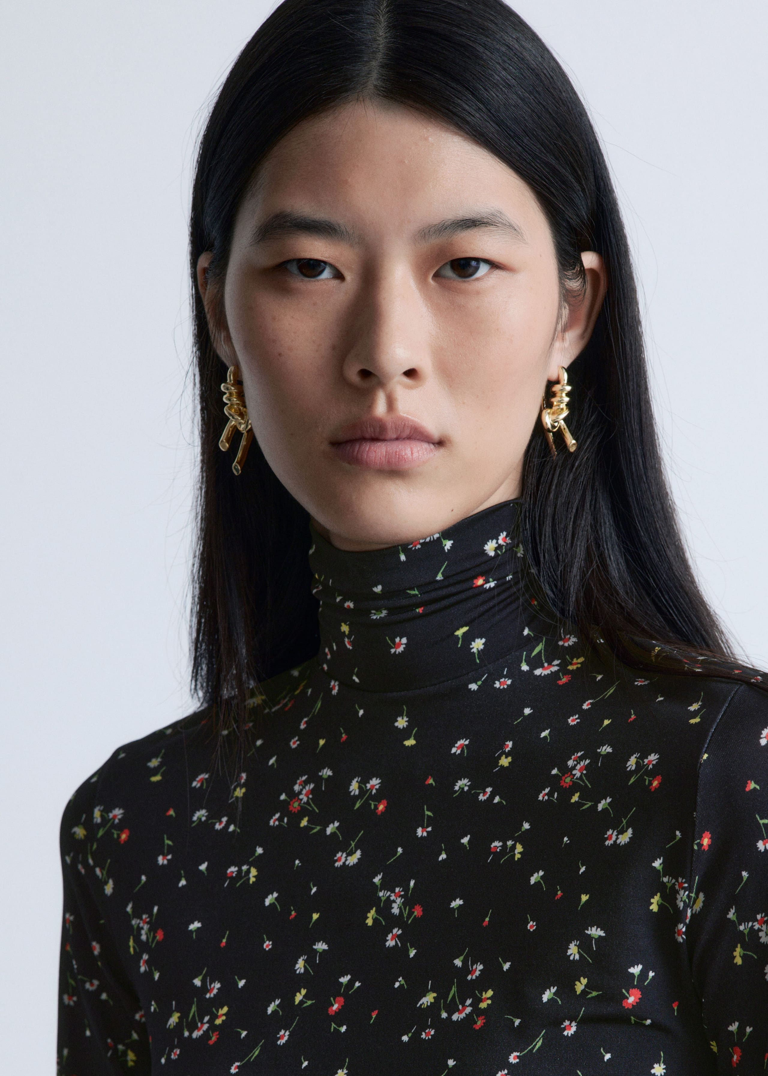 Image of Knot-Detail Front-Back Earrings