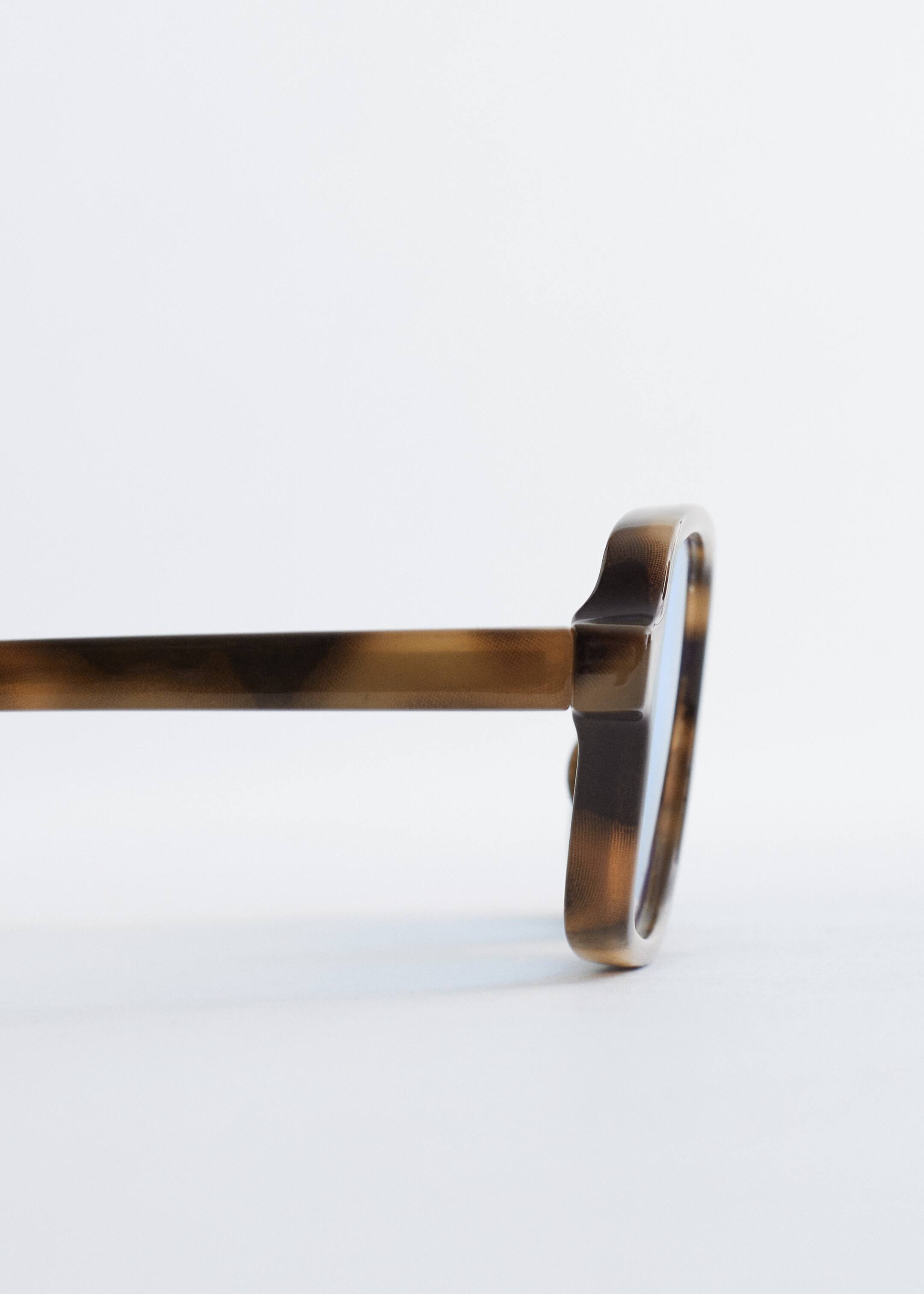 Zobrazit větší obrázek: Sluneční brýle s protáhlými obdélníkovými obroučkami - Hnědá želvovina/Světle modrá - ŽENY | H&M CZ 5