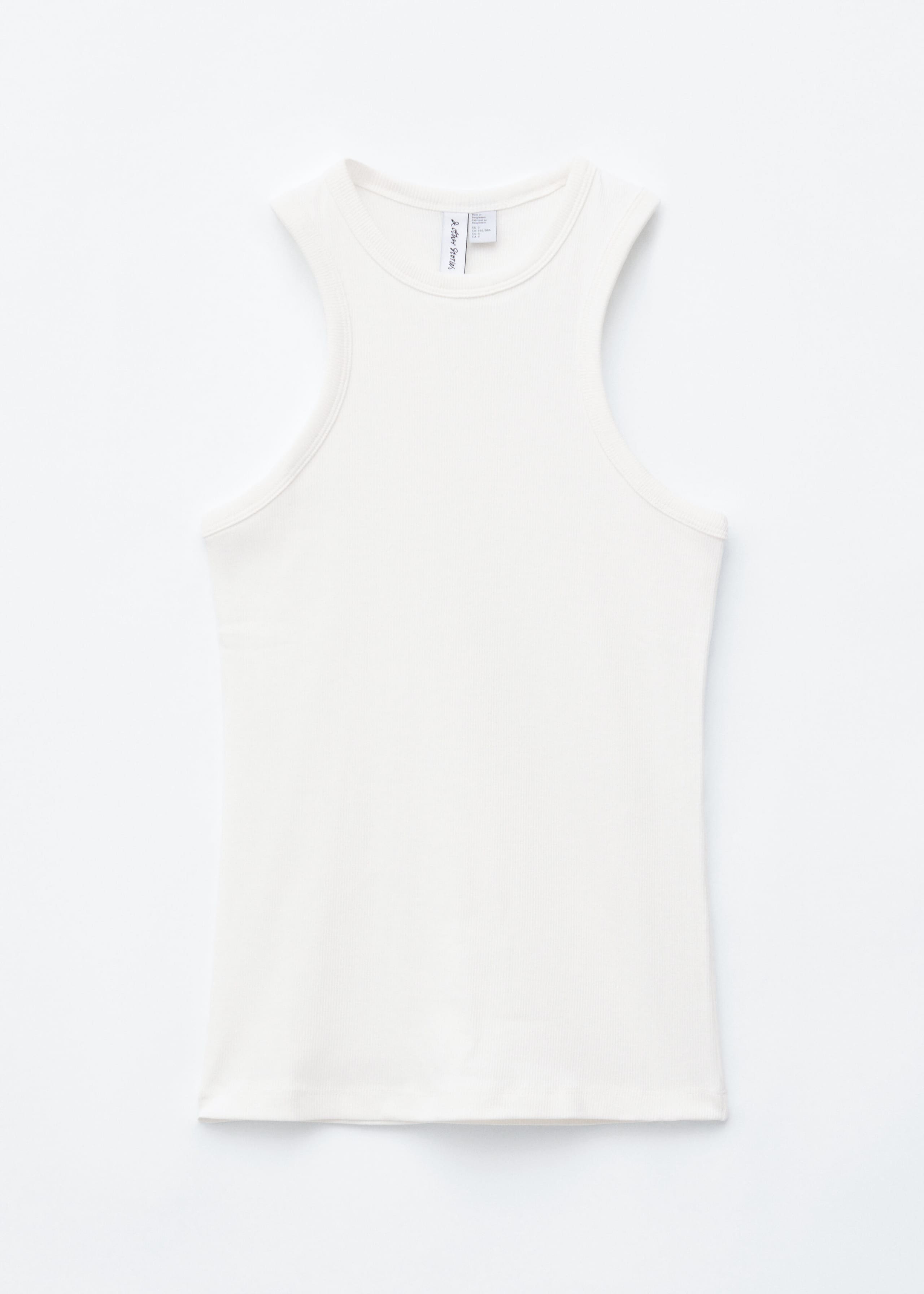 Débardeur en coton côtelé - Rouge vif - Still Life