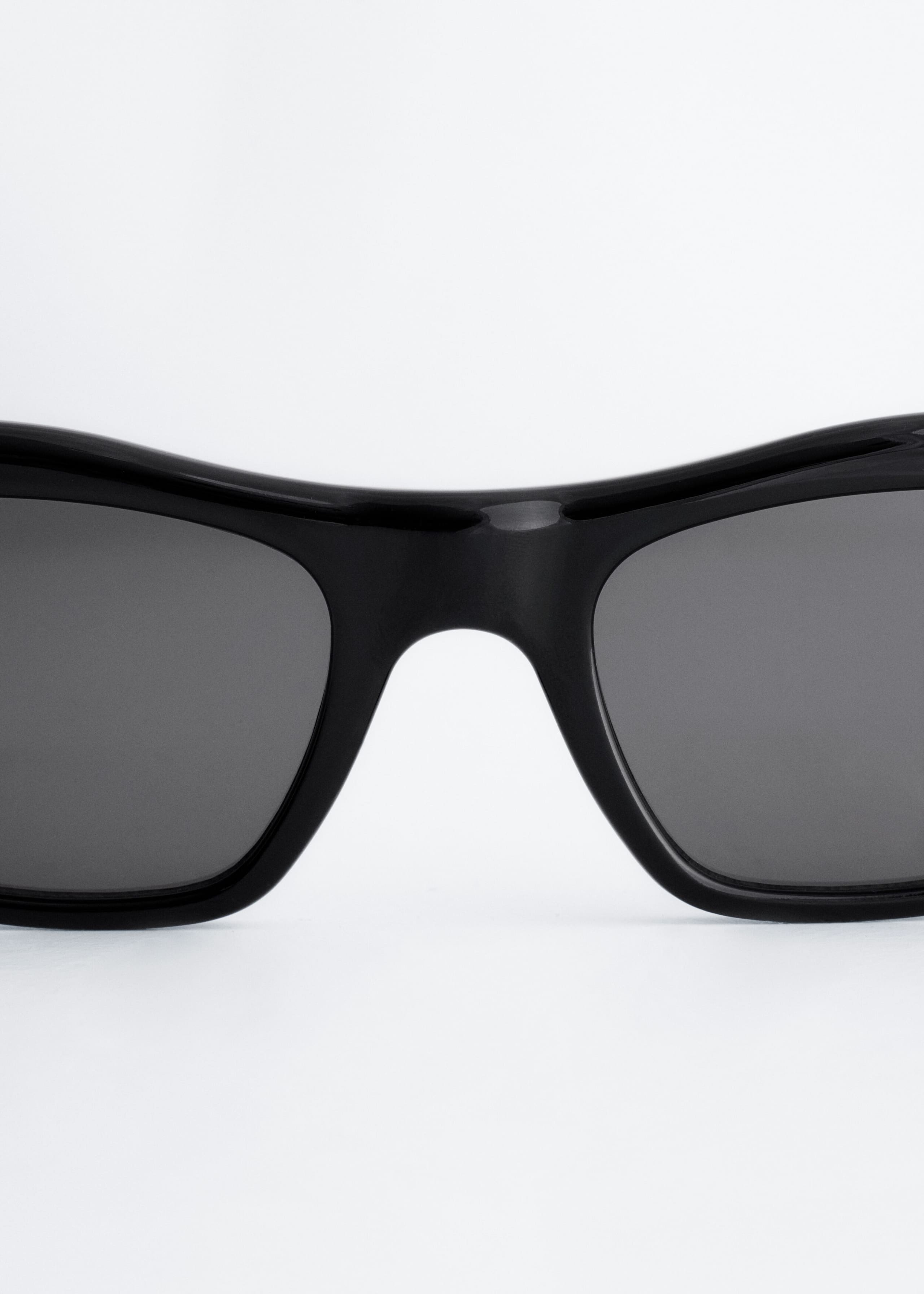 Chunky Rectangle Sunglasses - Black - Still Life
