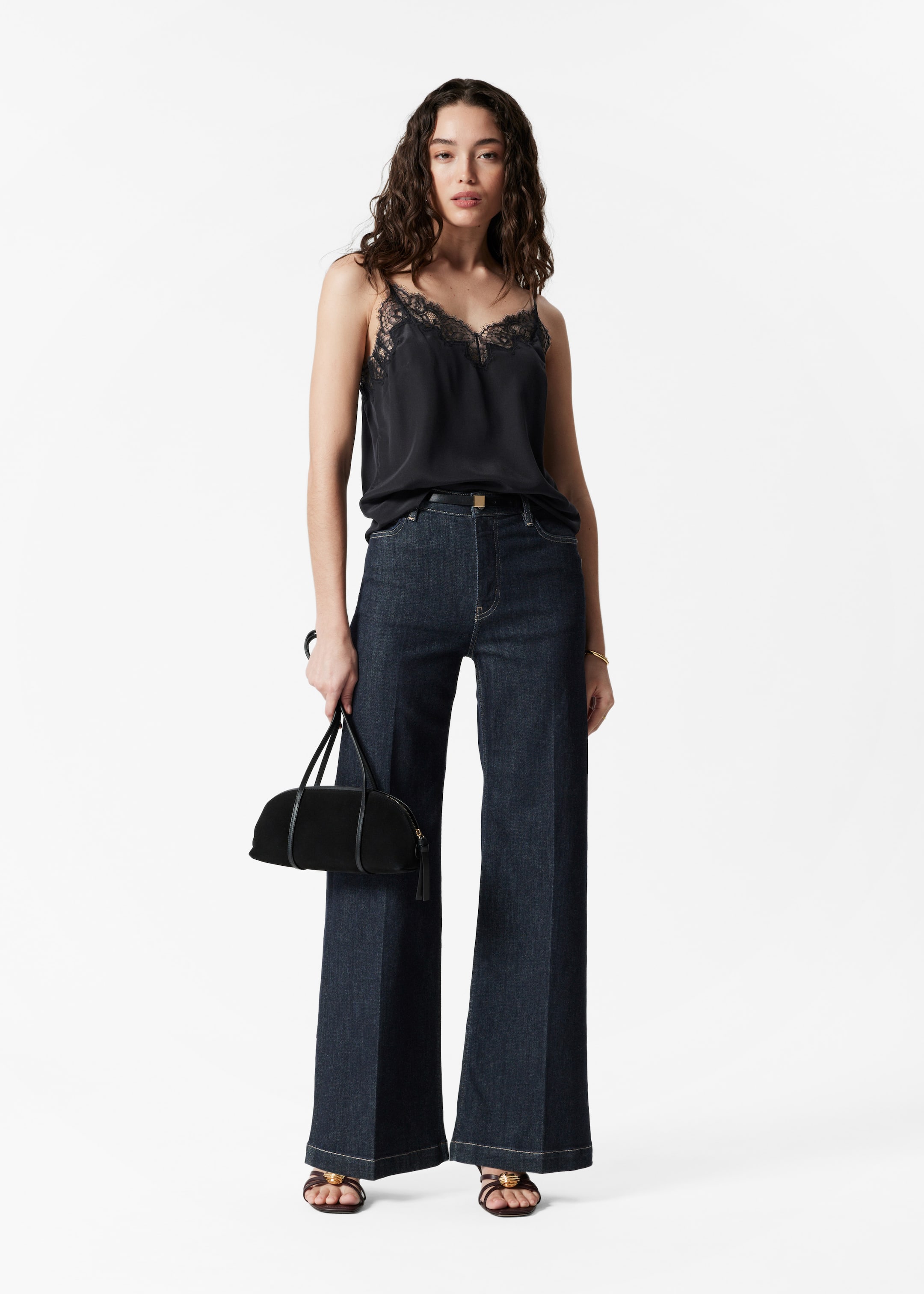 Visa större bild: Linne i siden - Svart - DAM | H&M FI 2