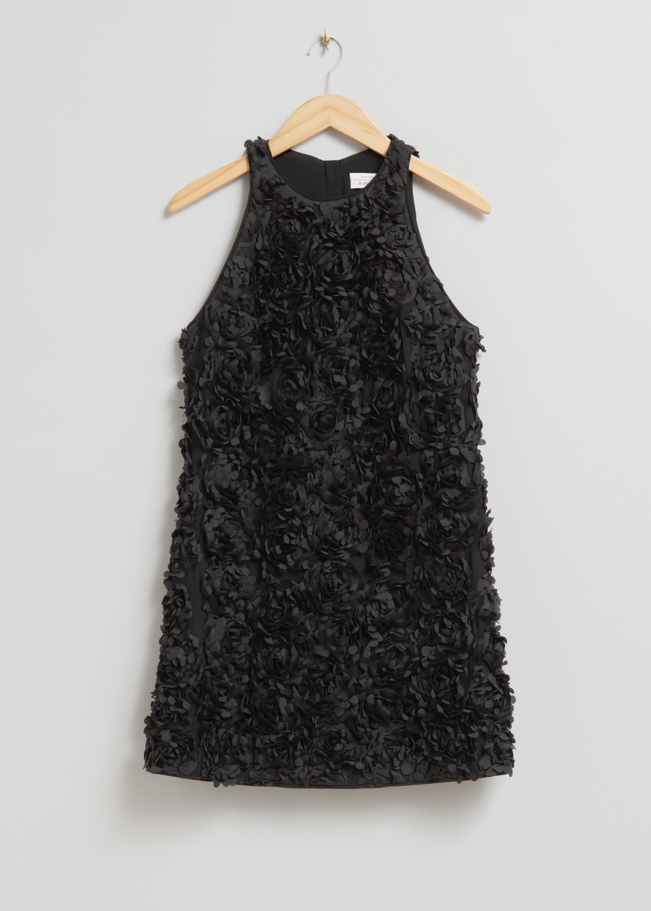 Se større billede: Minikjole med blomsterapplikationer - Sort - DAME | H&M DK 1