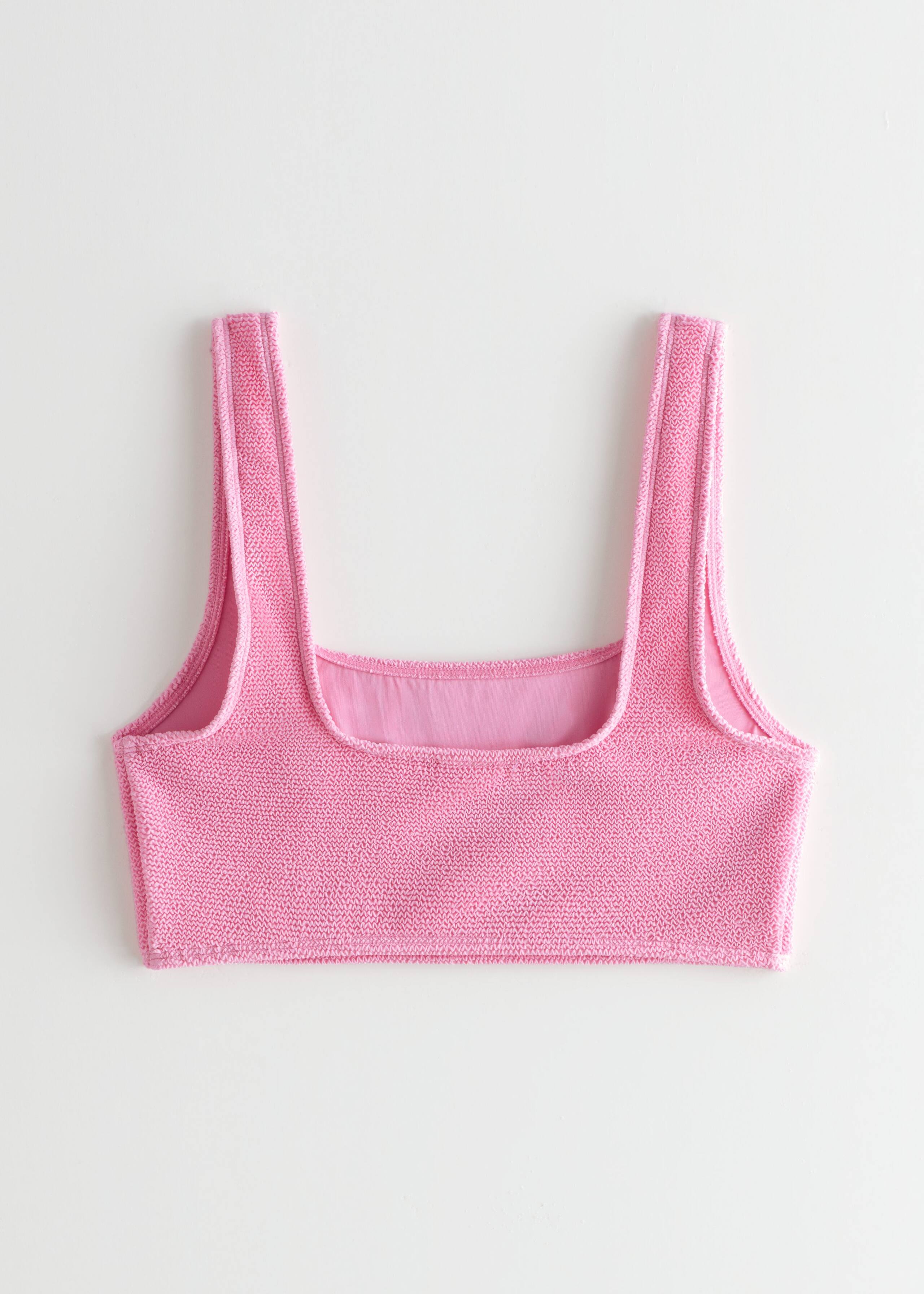 Textured Bikini Top - Black - Still Life