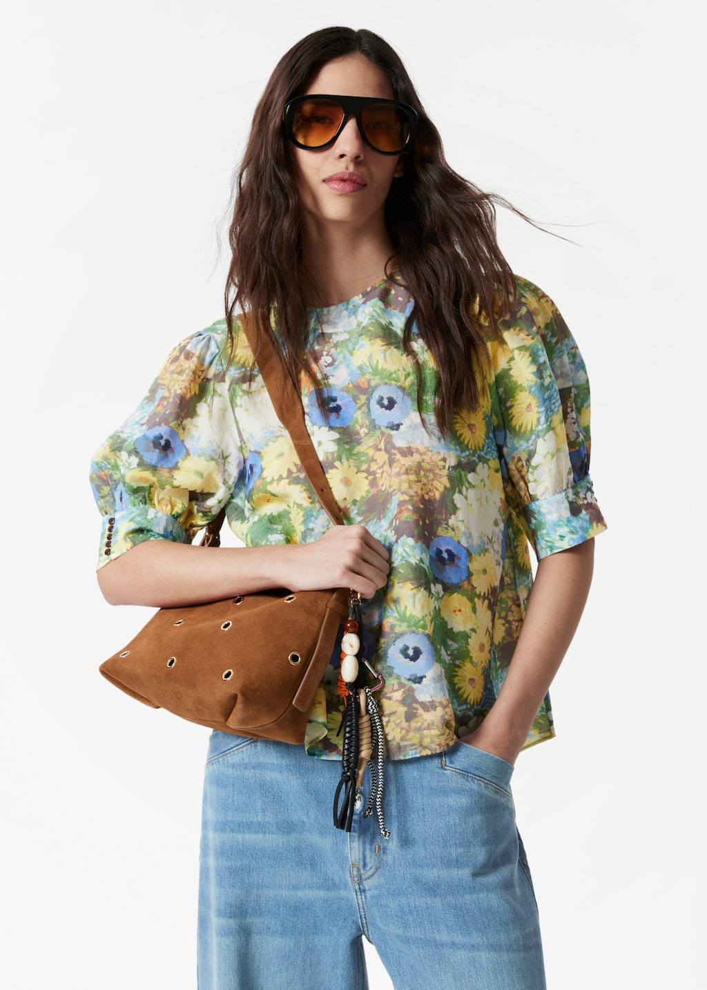 Image of Embroidered Lace Blouse
