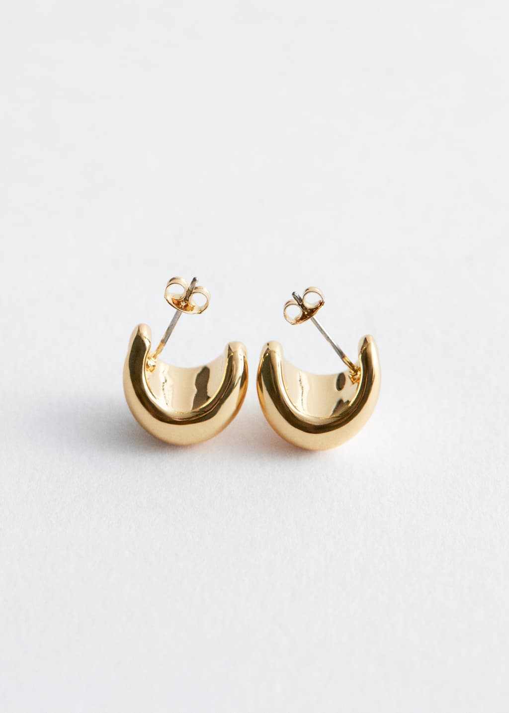 Image of Two-Part Dome Earrings