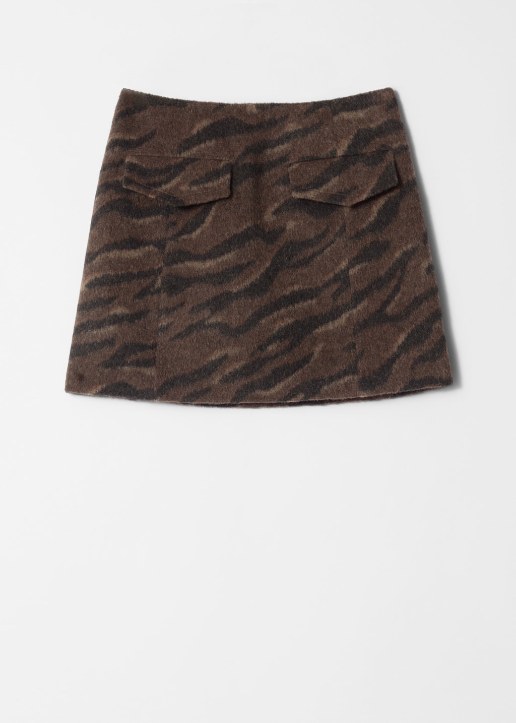 Image of Flap-Pocket Mini Skirt