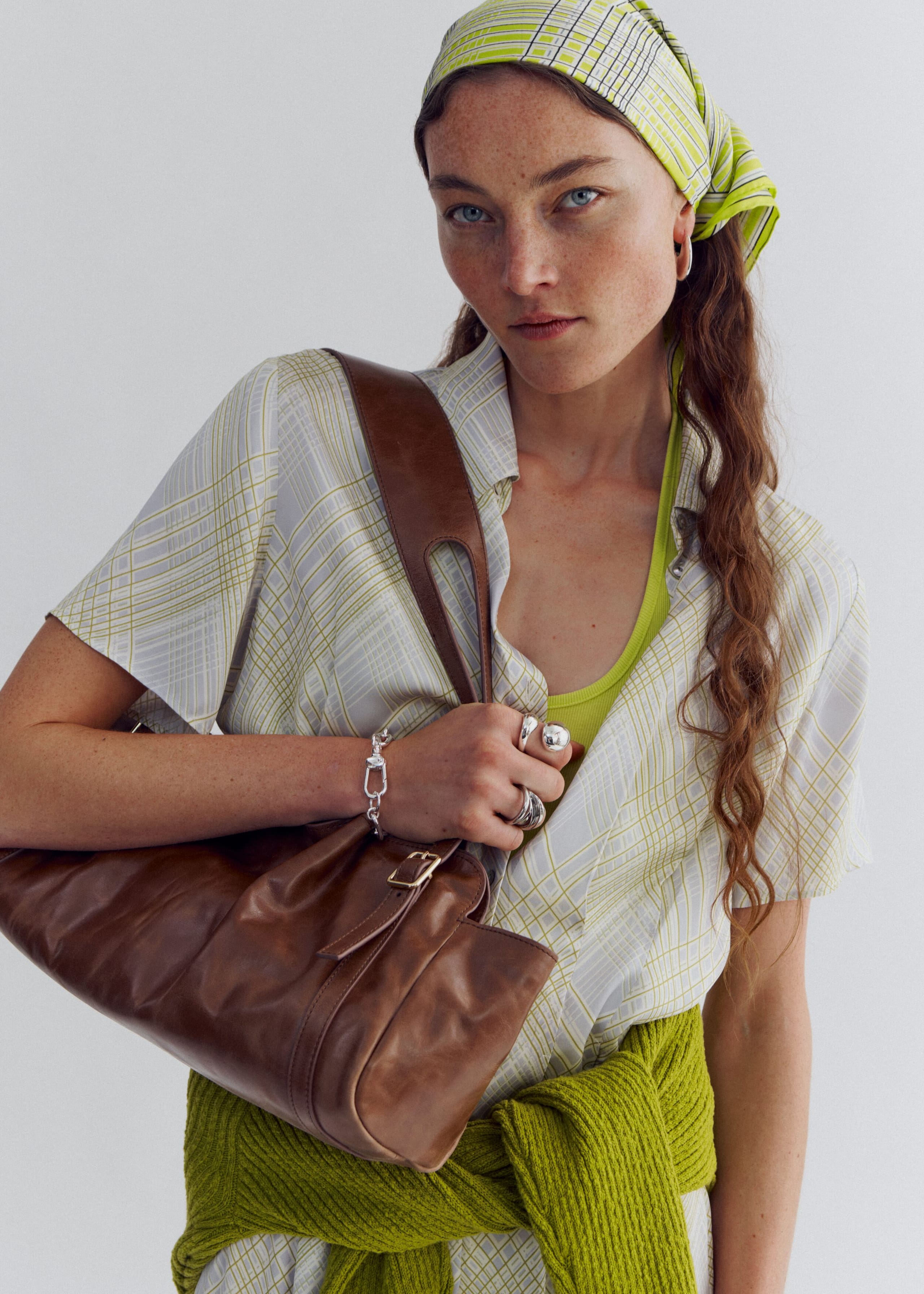 Image of Printed Silk Scarf