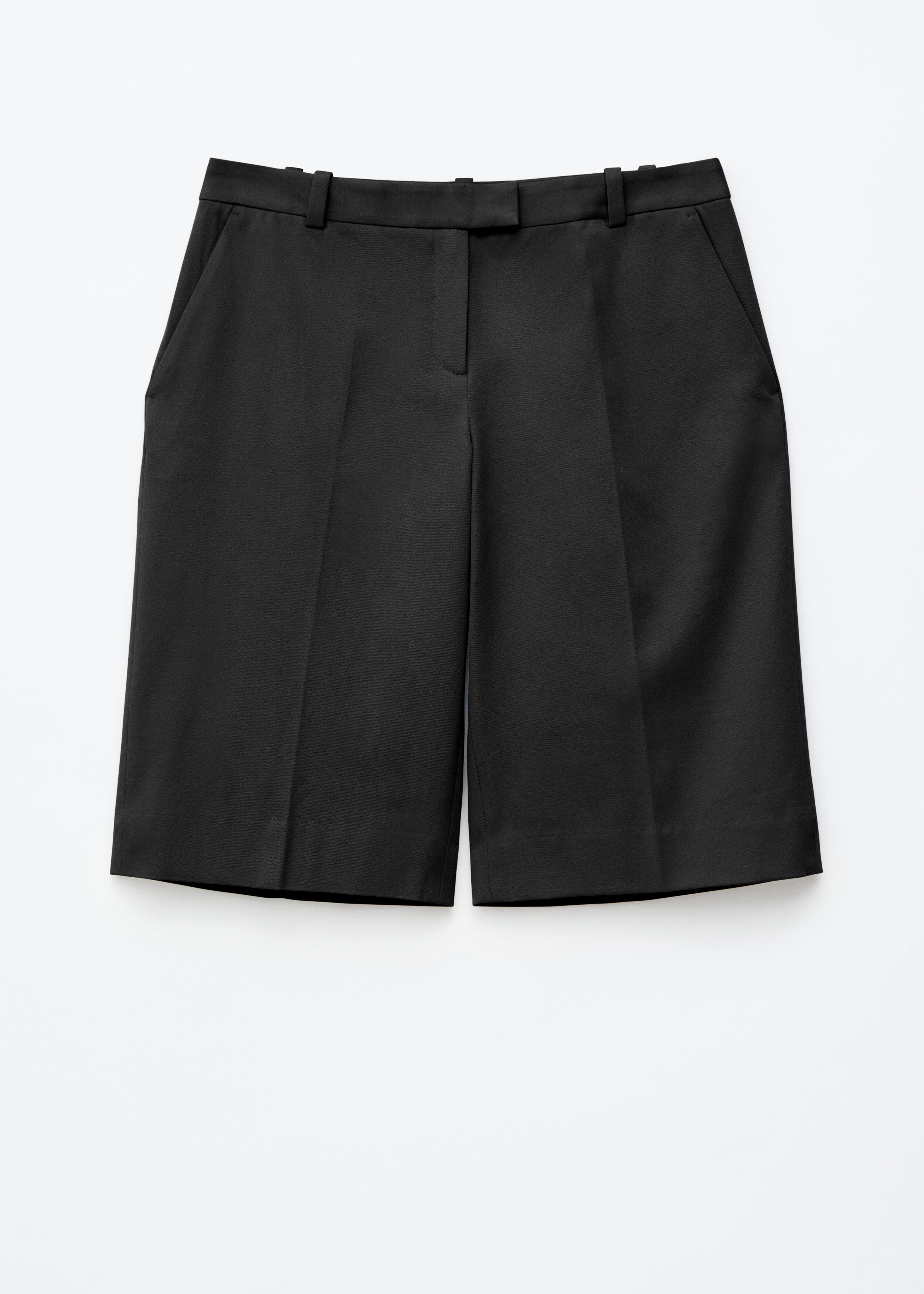 Tailored Knee-Length Shorts