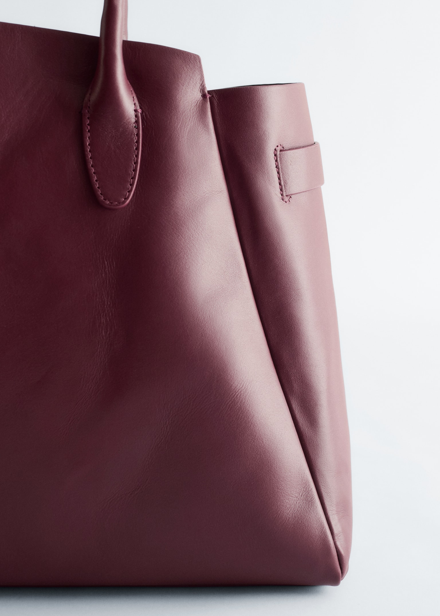 Suede Tote Bag - Σκούρο Μπορντό/Σκούρο Γκρι/Χακί Πράσινο/Σκούρο Καφέ/Μαύρο - 3