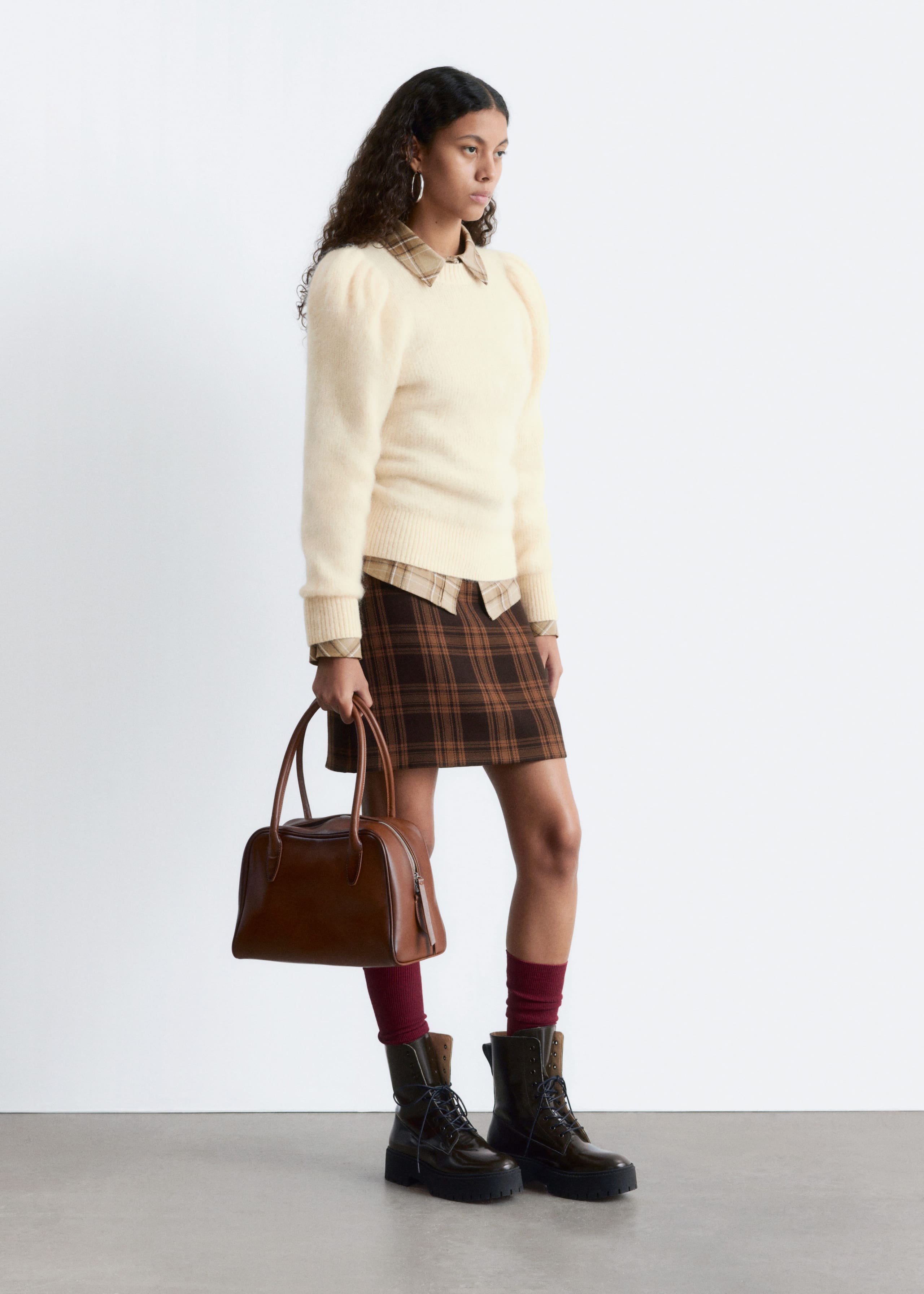 Image of Pullover aus Mohair-Mix mit Puffärmeln