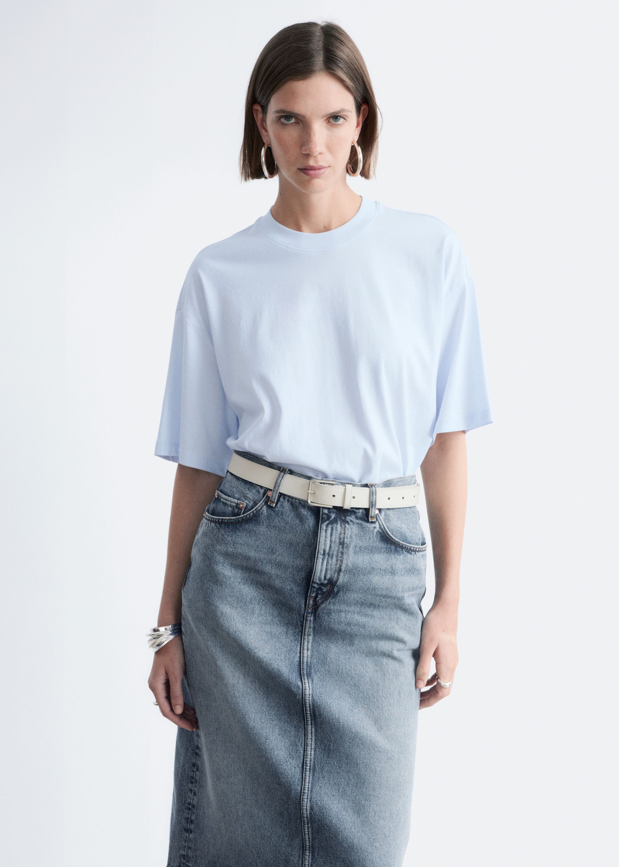 Image of T-shirt oversize en coton