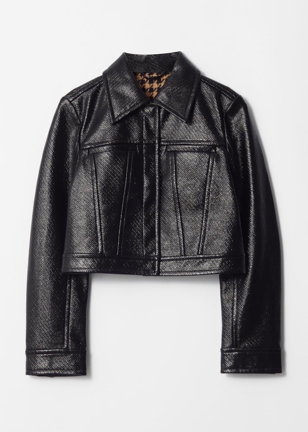 Short Patent Jacket