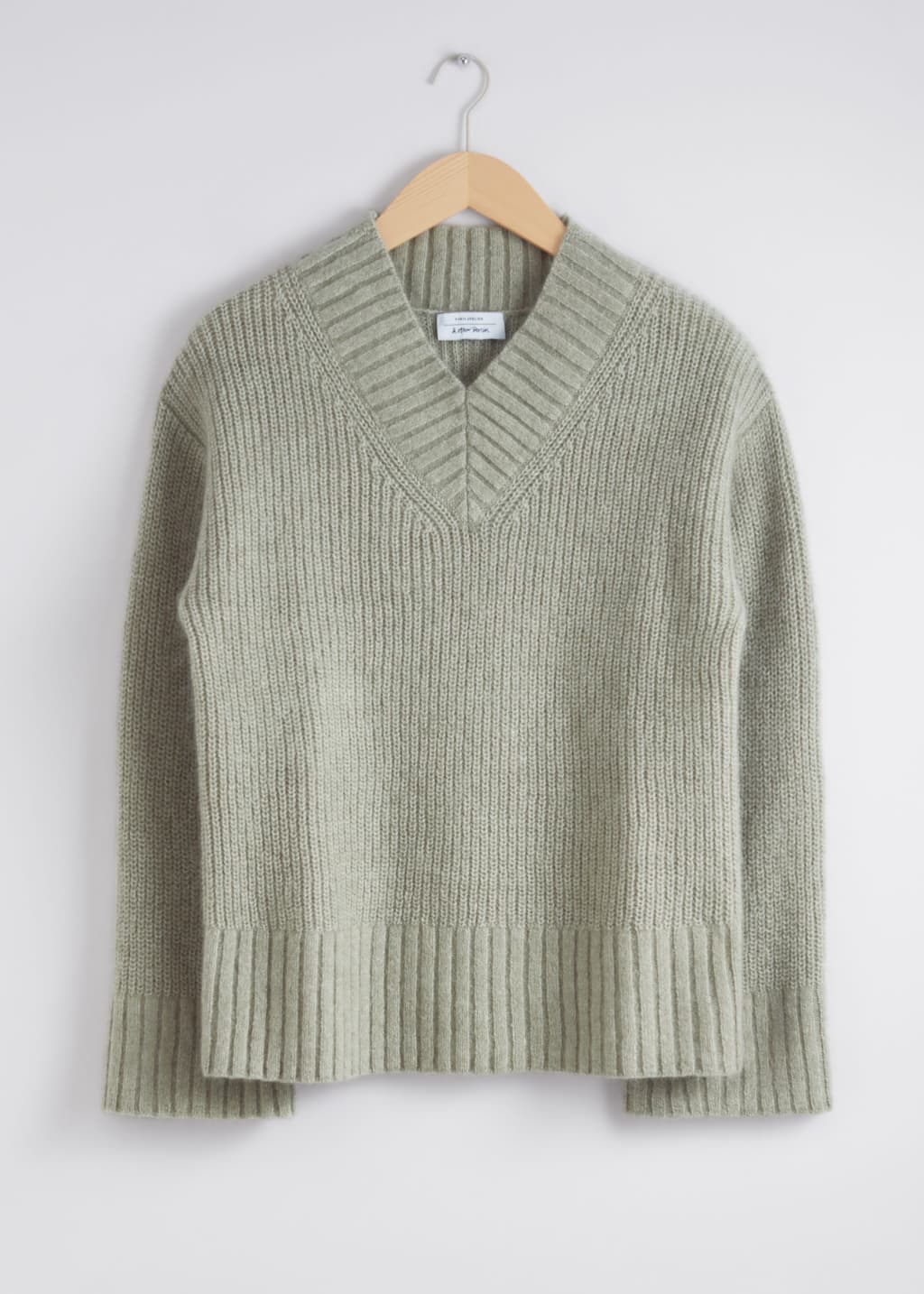 Pull en maille duveteuse - Kaki - Still Life