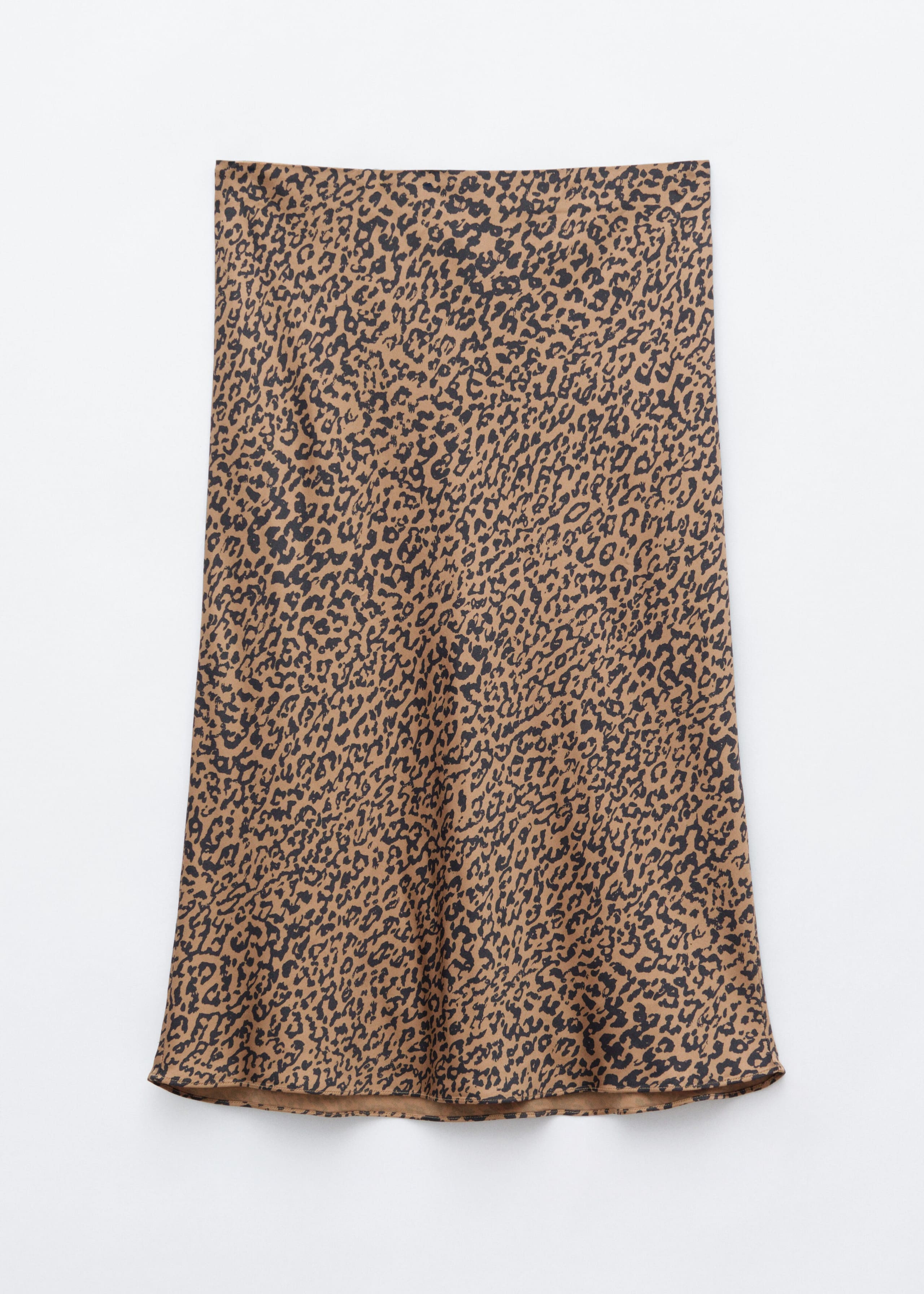 Satijnen rok met luipaardprint - Beige/luipaardprint - Stilleven