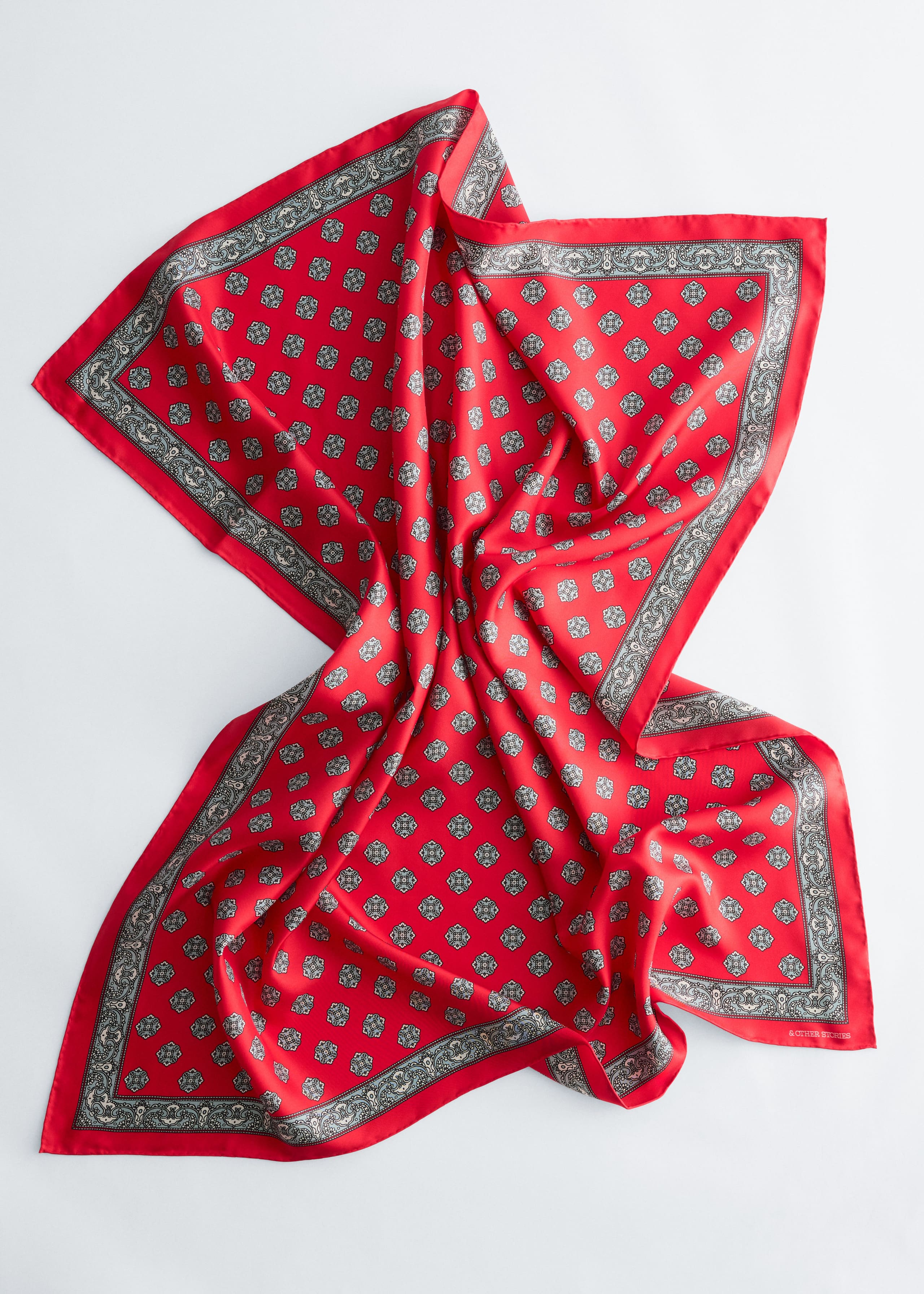 Image of Printed Silk Scarf