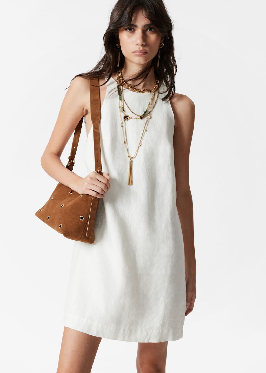 Image of Linen A-Line Dress