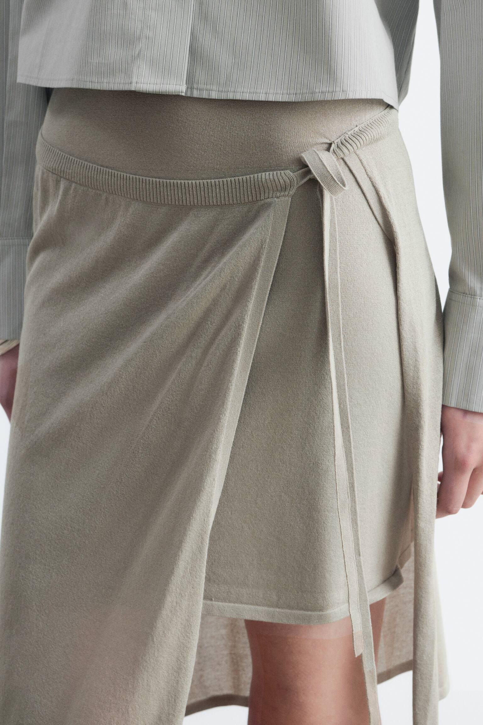 Wrap Midi Skirt - 6
