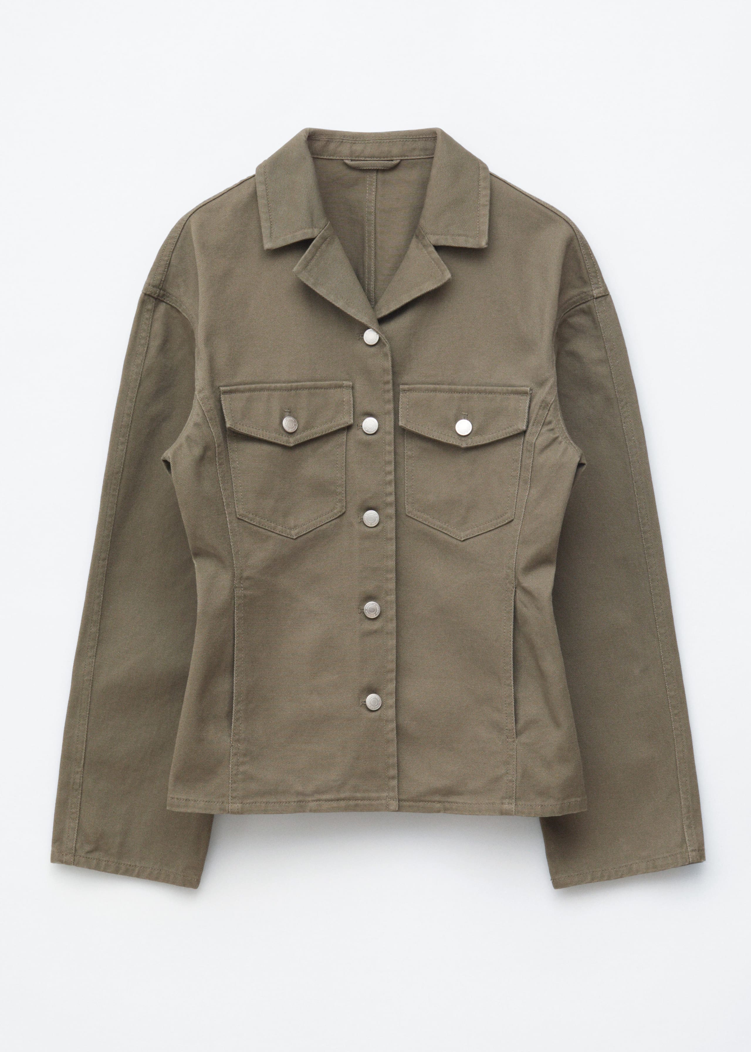 Image of Tapered Cotton Jacket