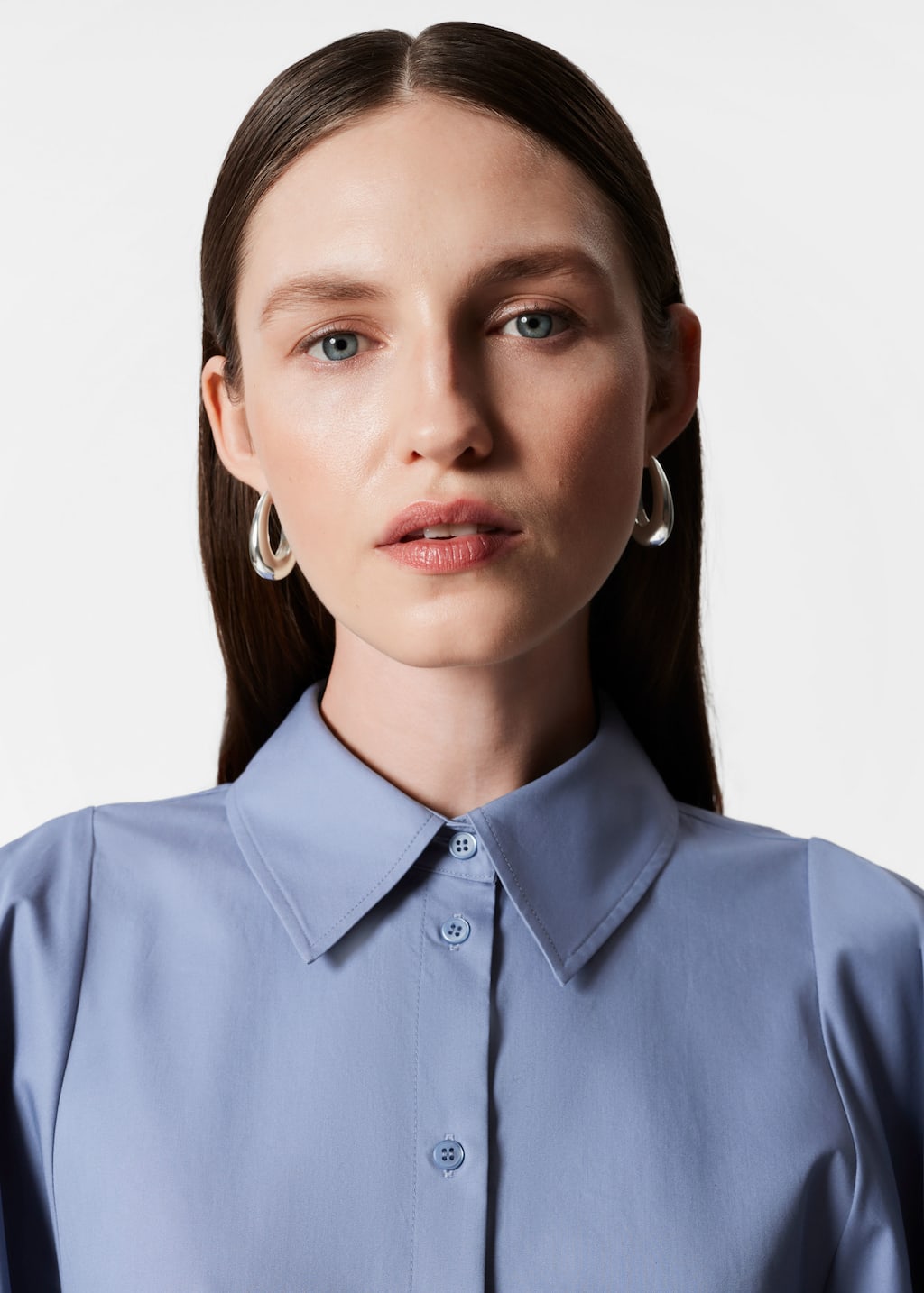 Drop Stud Earrings - Gold - Lookbook