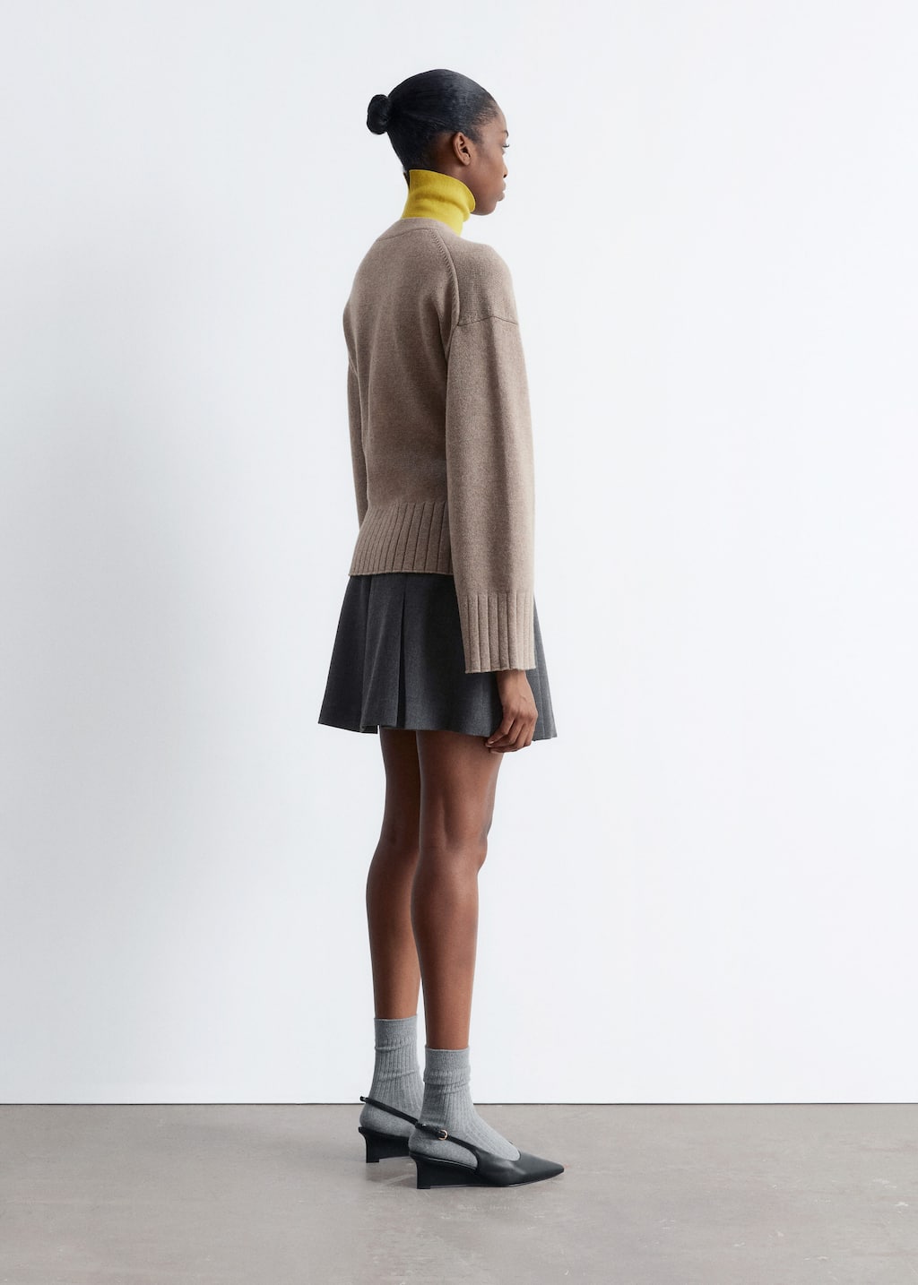 Image of Schmal zulaufende Strickjacke
