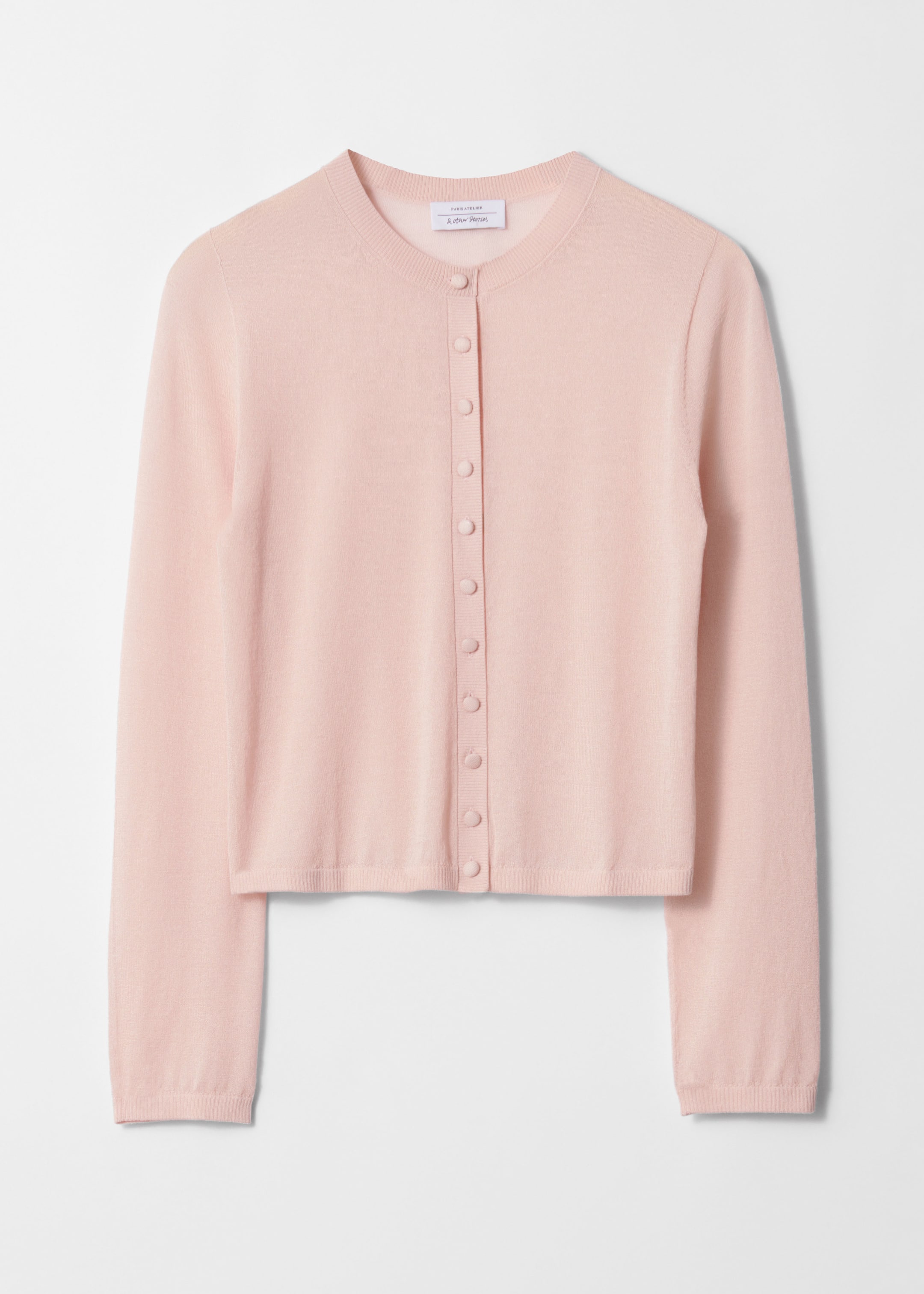 Näytä suurempi kuva: Ohut neuletakki - Vaaleanpunainen - NAISET | H&M FI 1