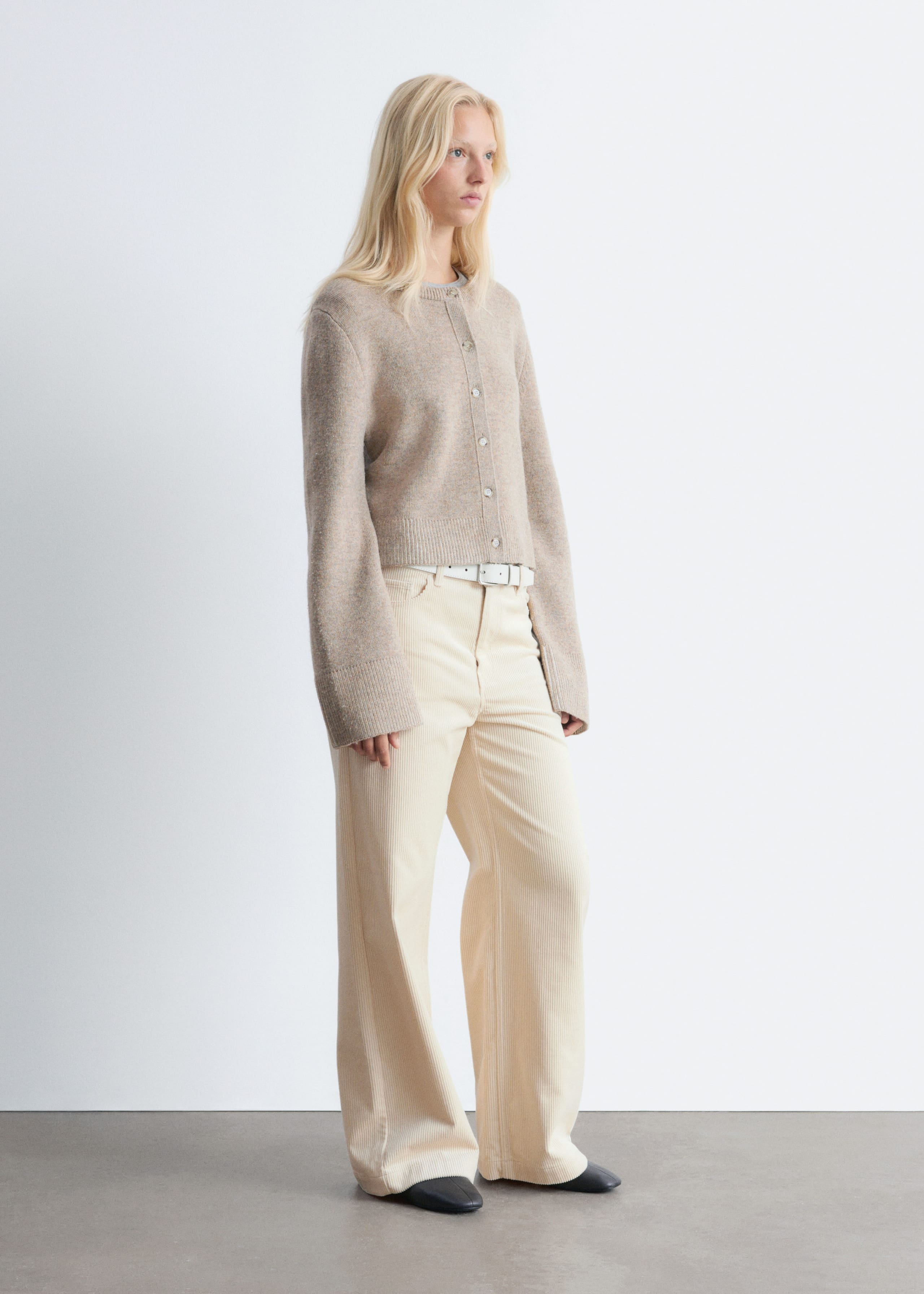 Image of Cropped Boxy Cardigan