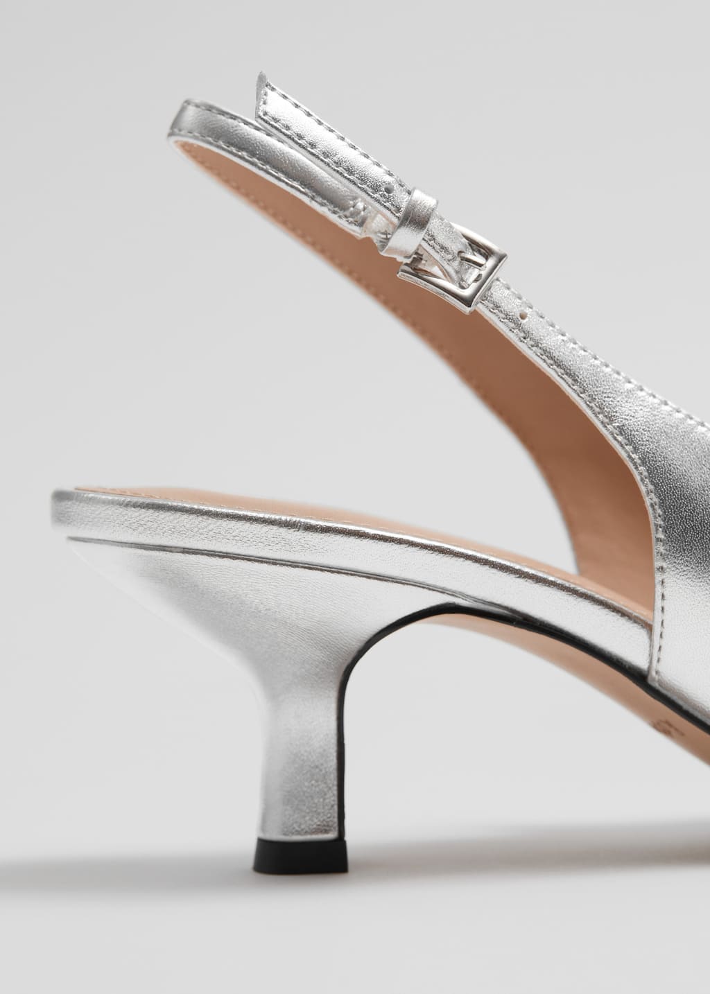 Slingback Point-Toe Pumps - {{variantName}} - Descriptive Detail