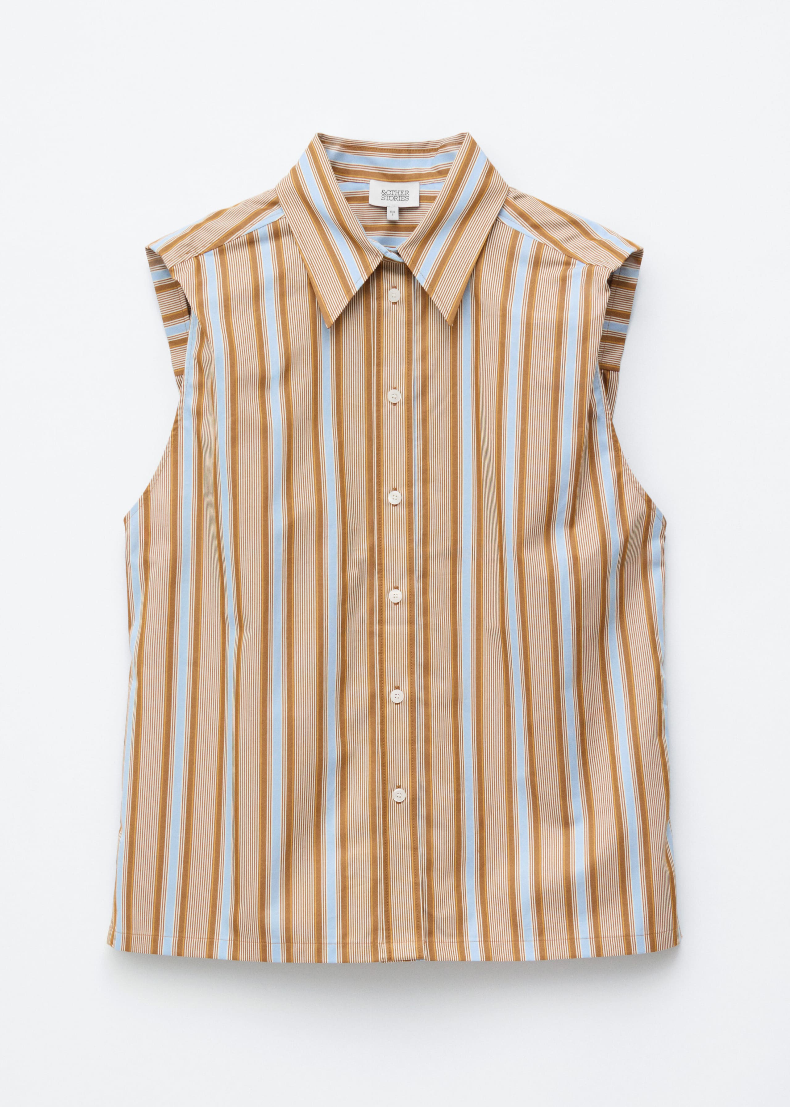 Pima Cotton Sleeveless Shirt