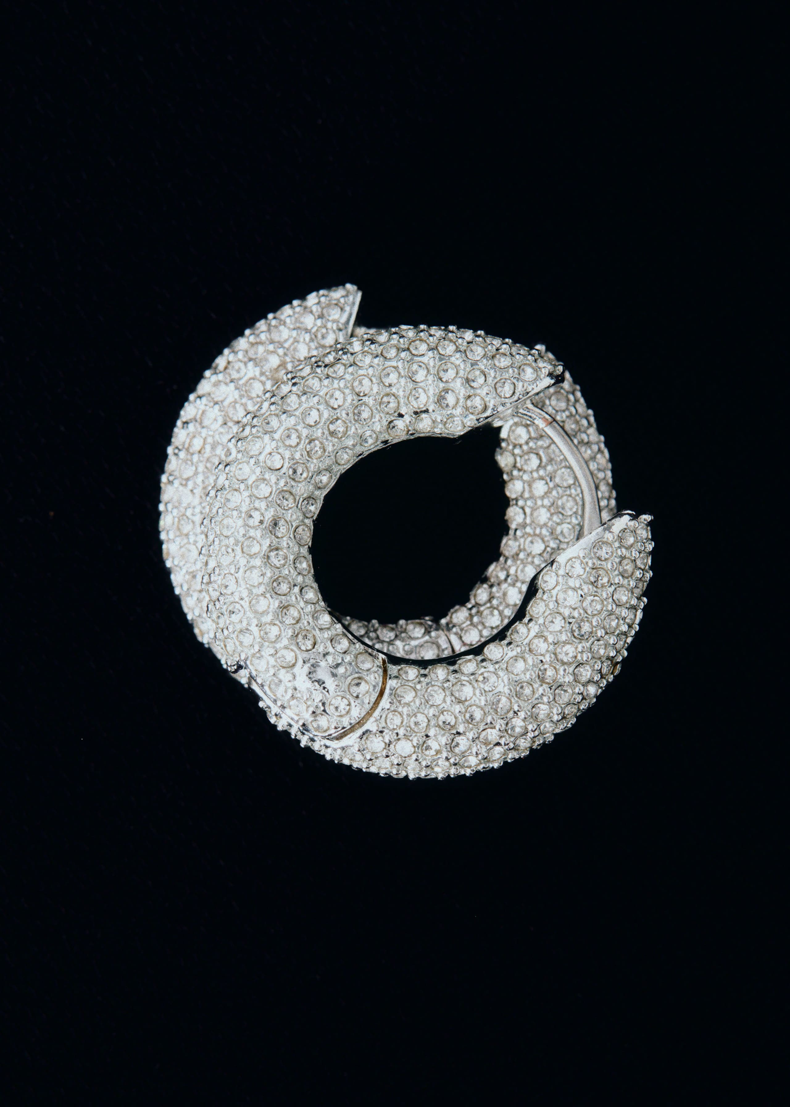 Image of Crystal Hoop Earrings