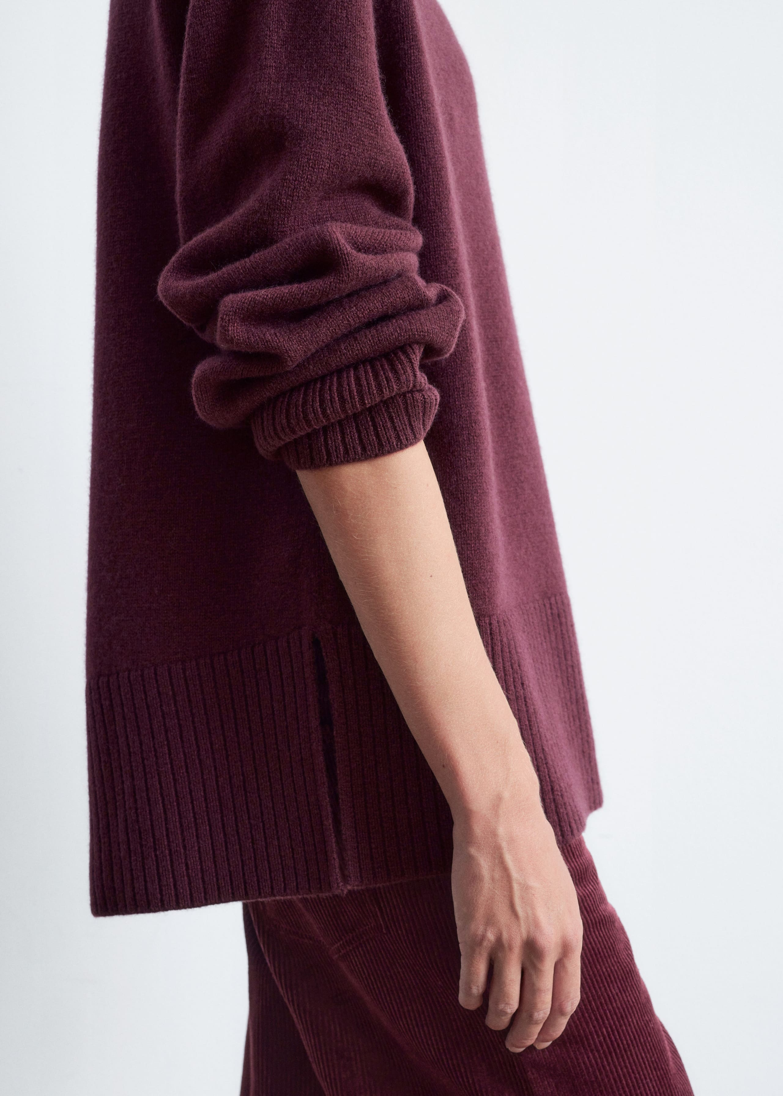 Image of Oversized-Wollpullover mit Rollkragen