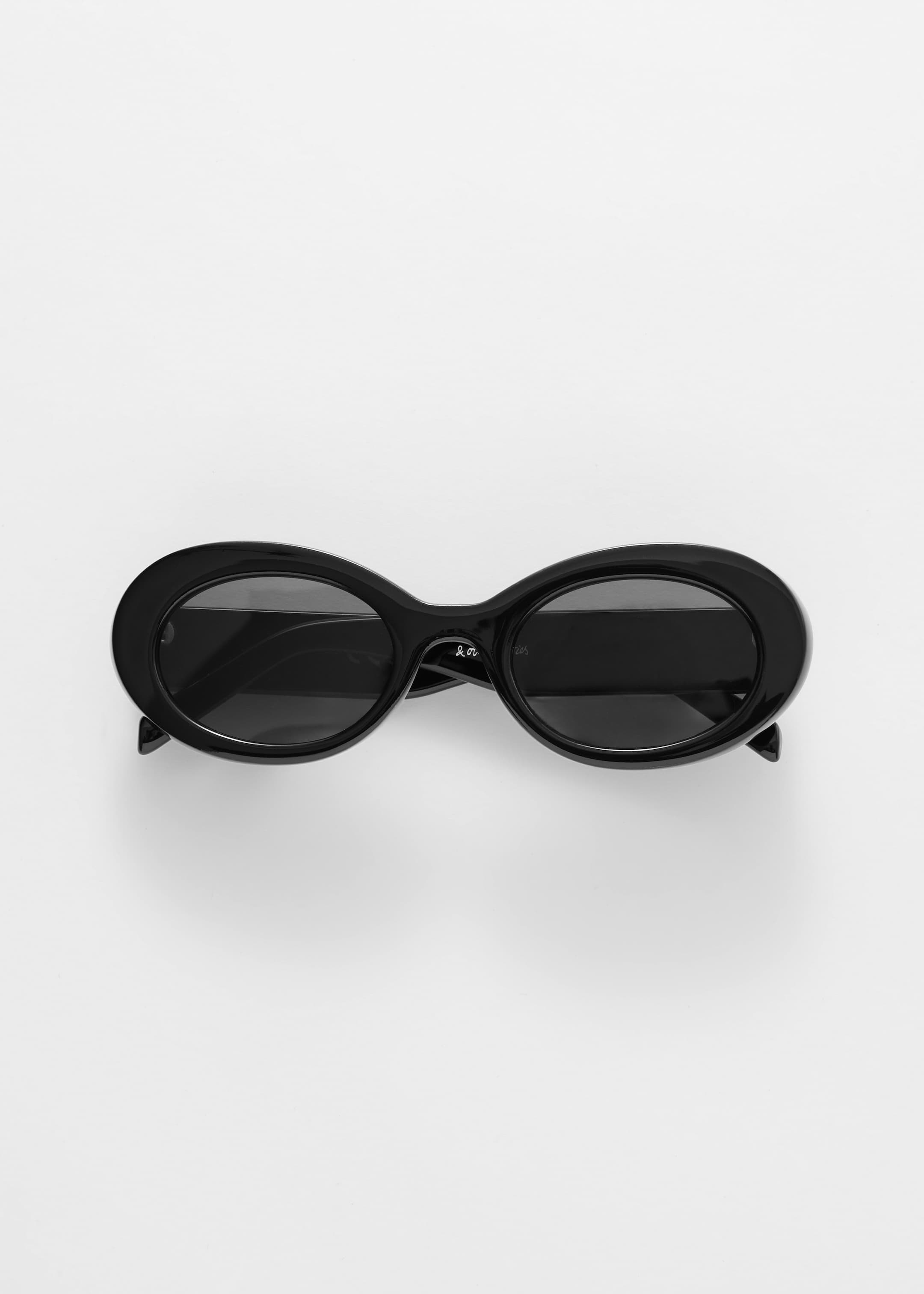 Grotere afbeelding bekijken: Zonnebril met ovaal montuur - Zwart - DAMES | H&M BE 2