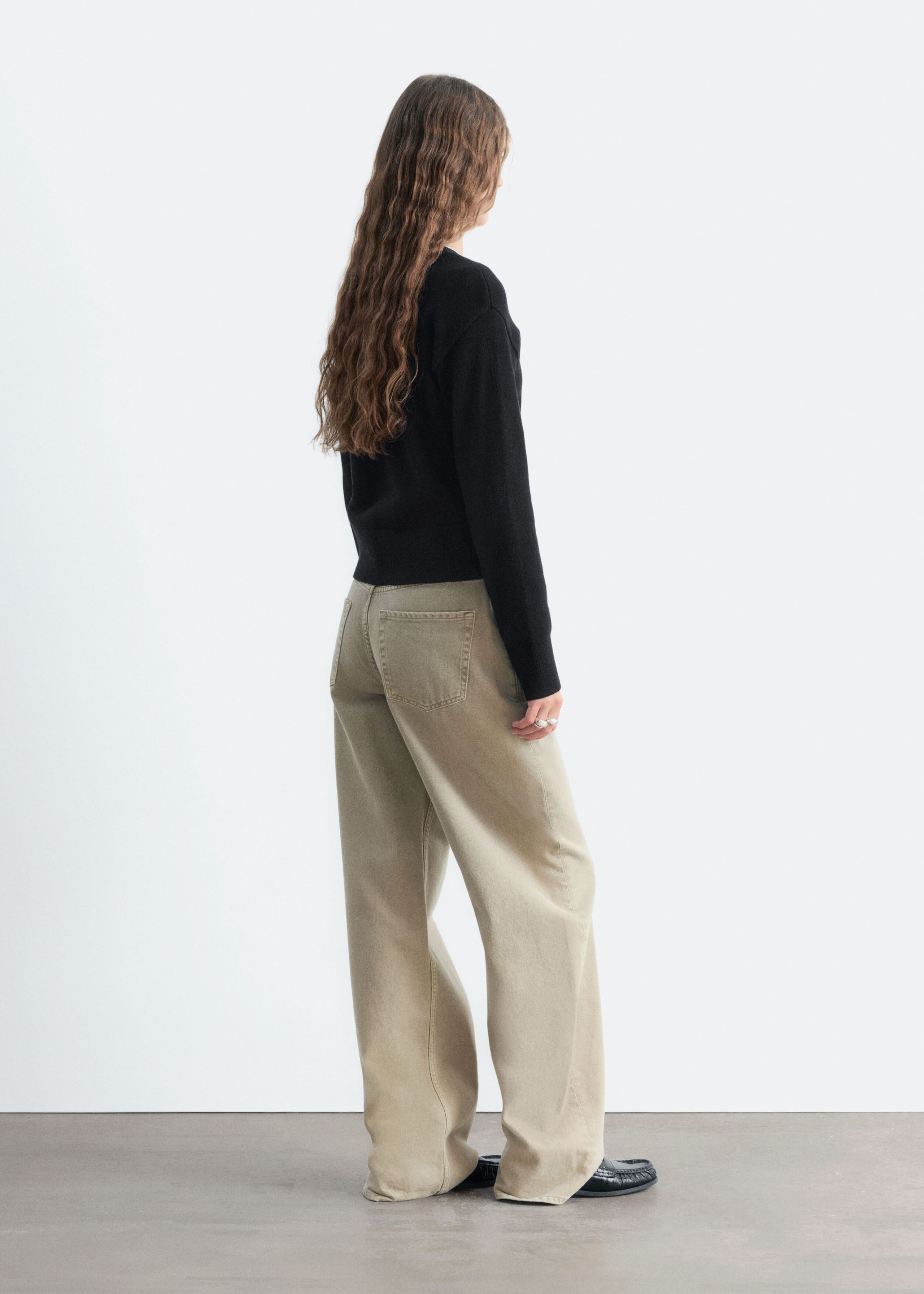 Thin-Knit Cardigan - Black - Lookbook