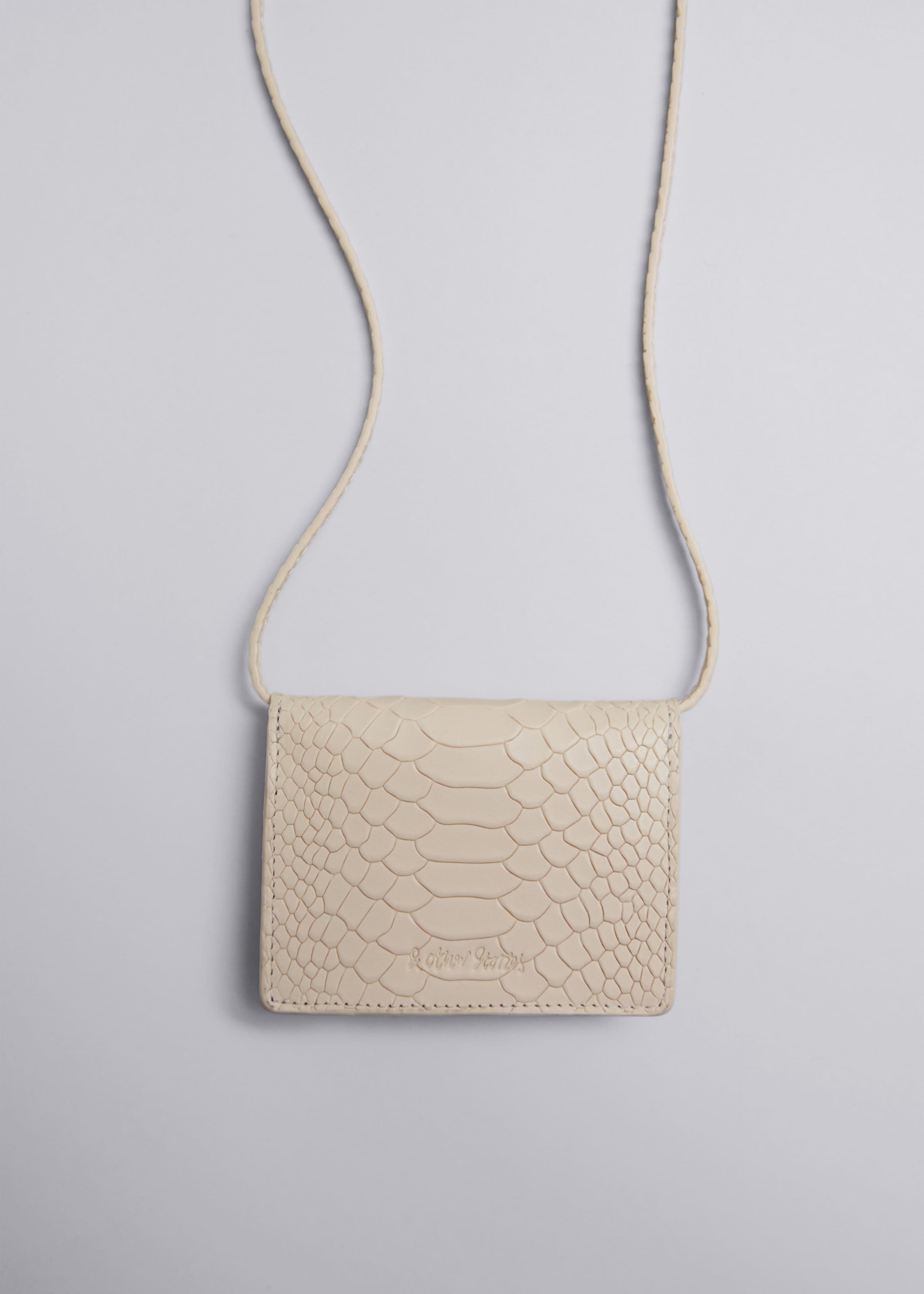 Mini pochette en cuir - Vanille - Still Life