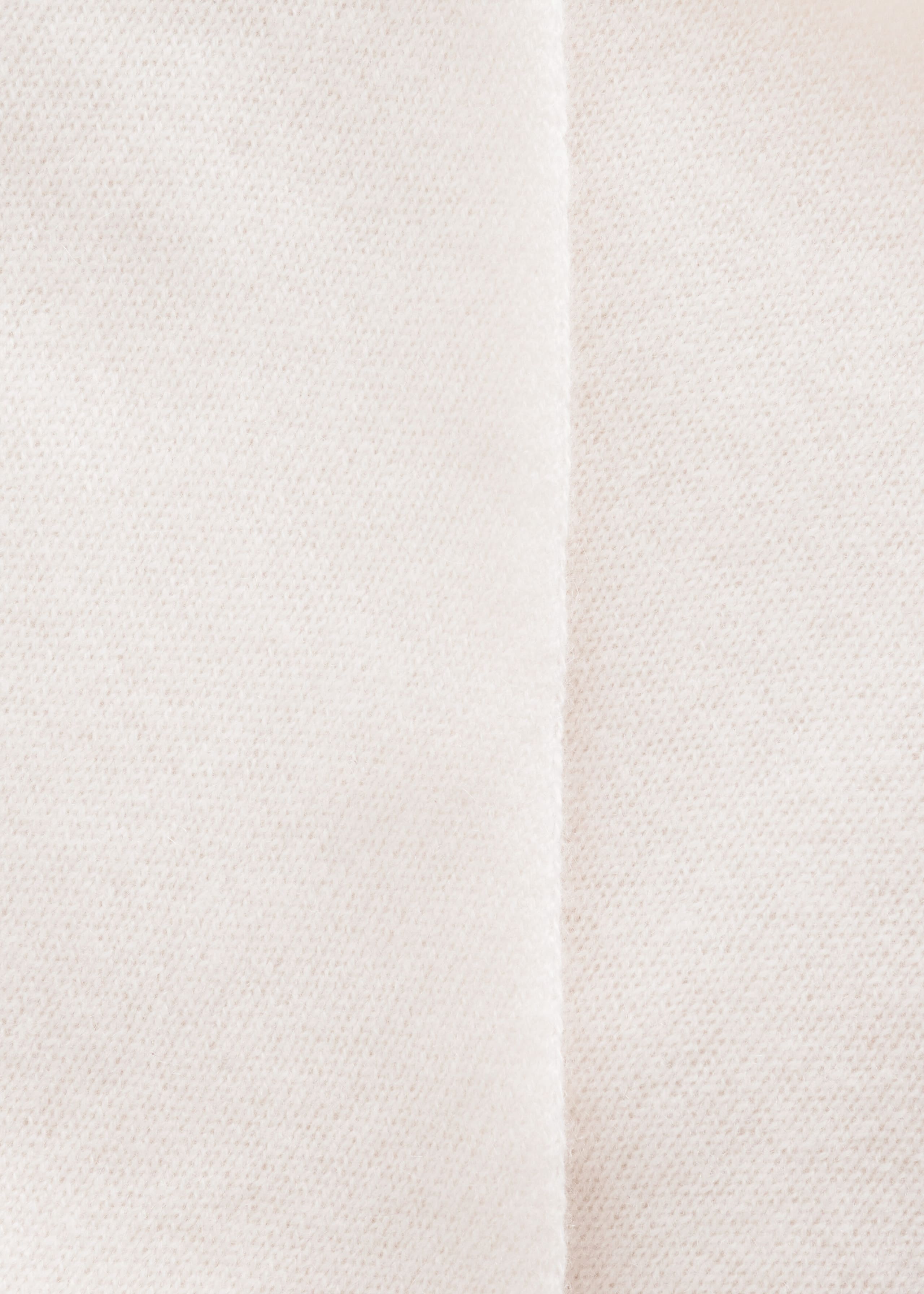 Cashmere Scarf - White - Still Life