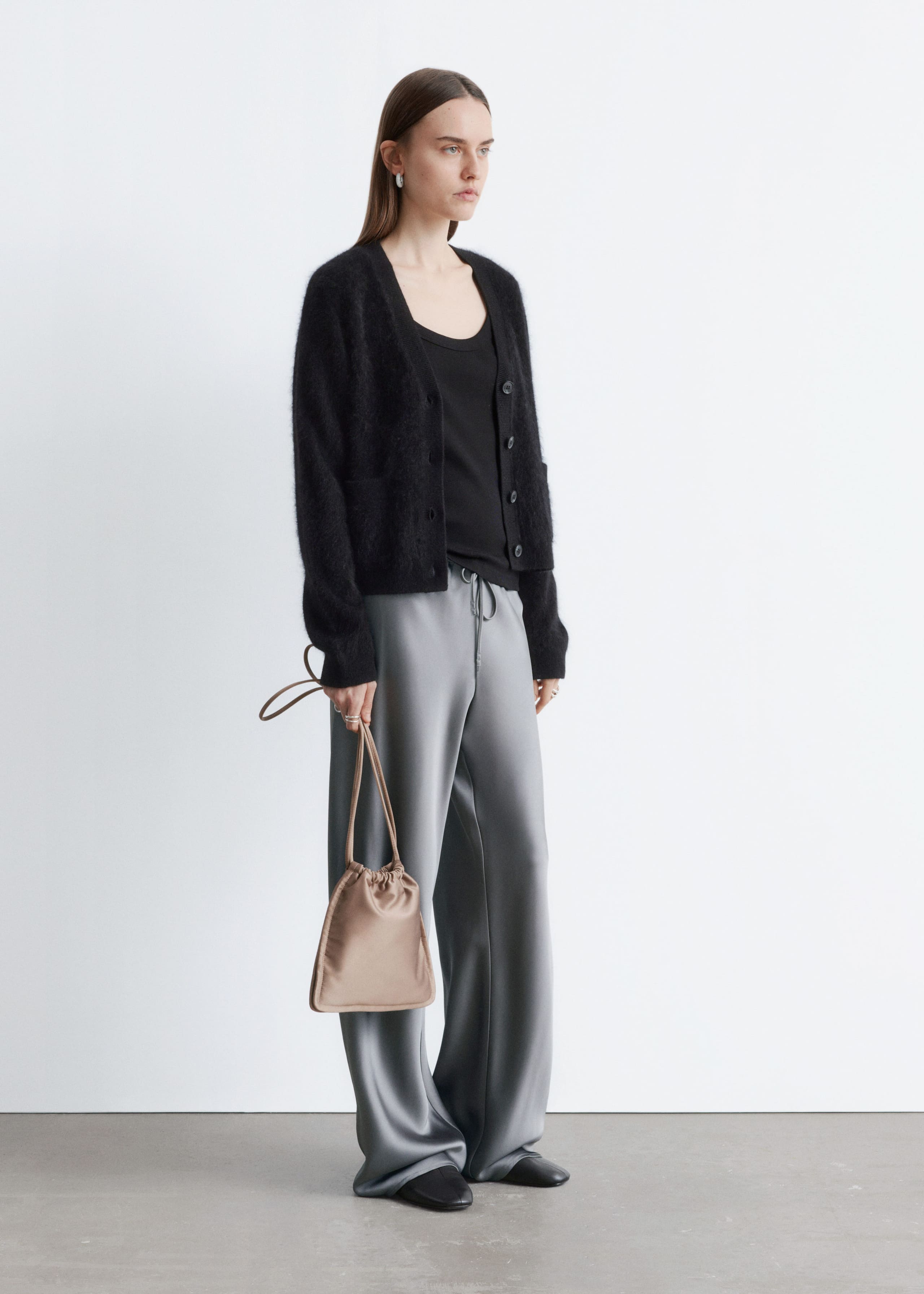 Image of Cropped Cashmere Cardigan