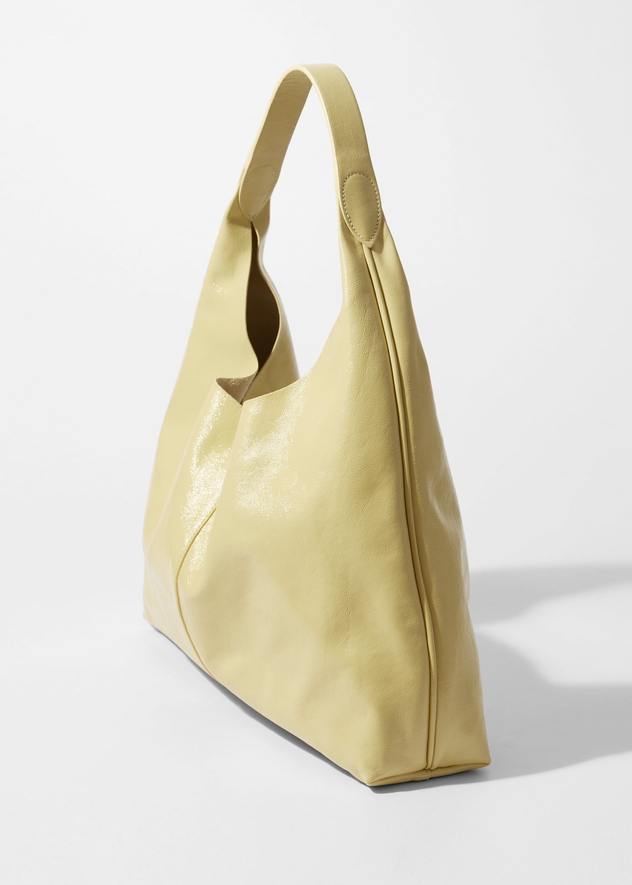 Visualizza immagine più grande: Borsa tote grande in vernice - Giallo - DONNA | H&M IT 2