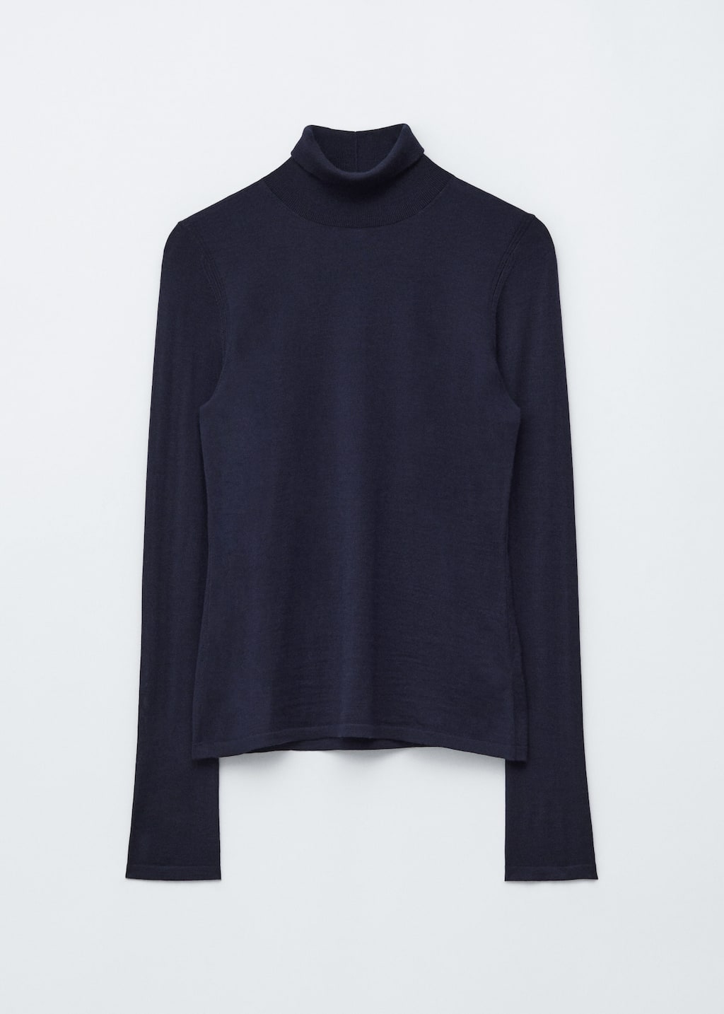 Image of Thin-Knit Wool Turtleneck