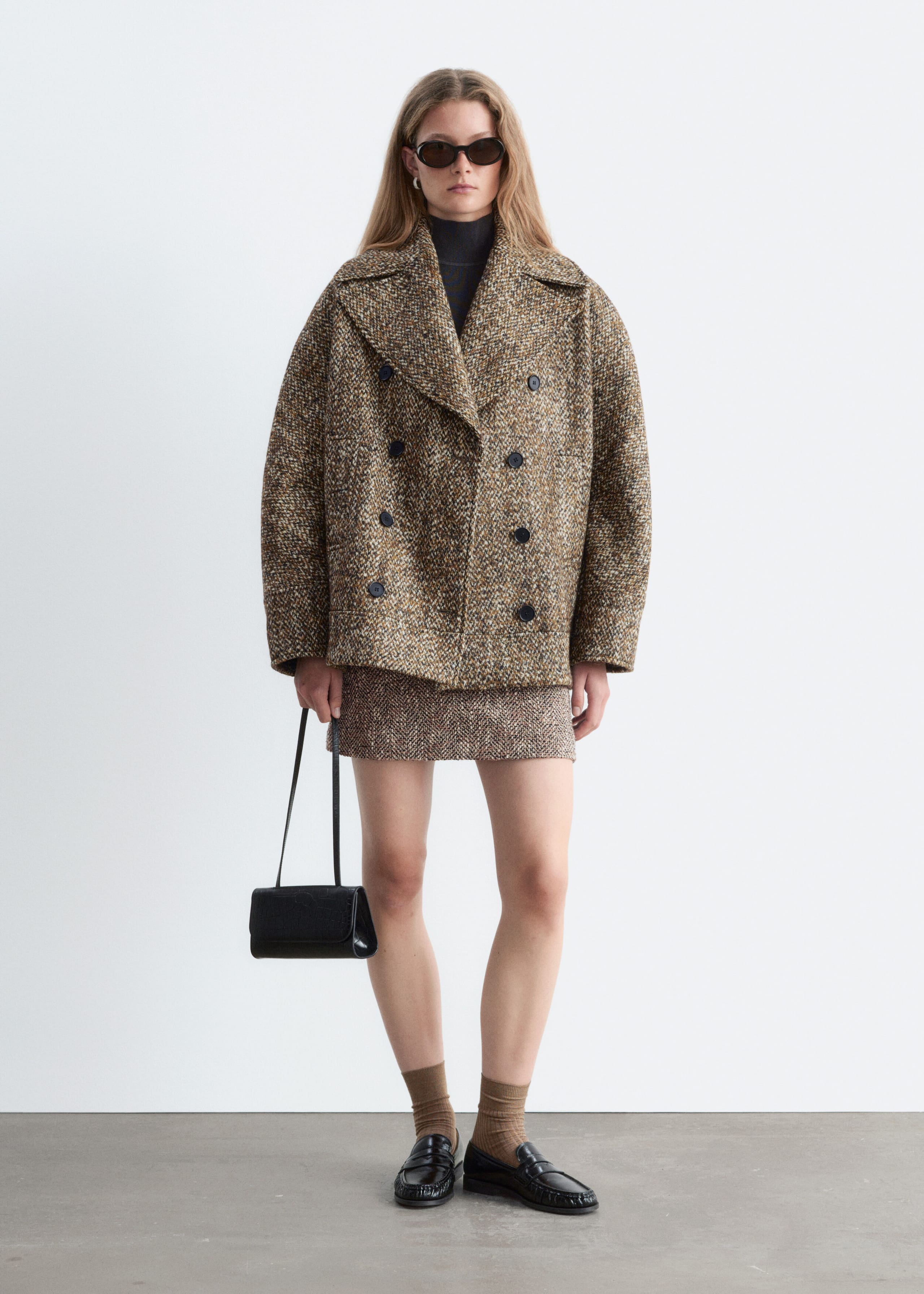 Caban oversize - Beige - Lookbook