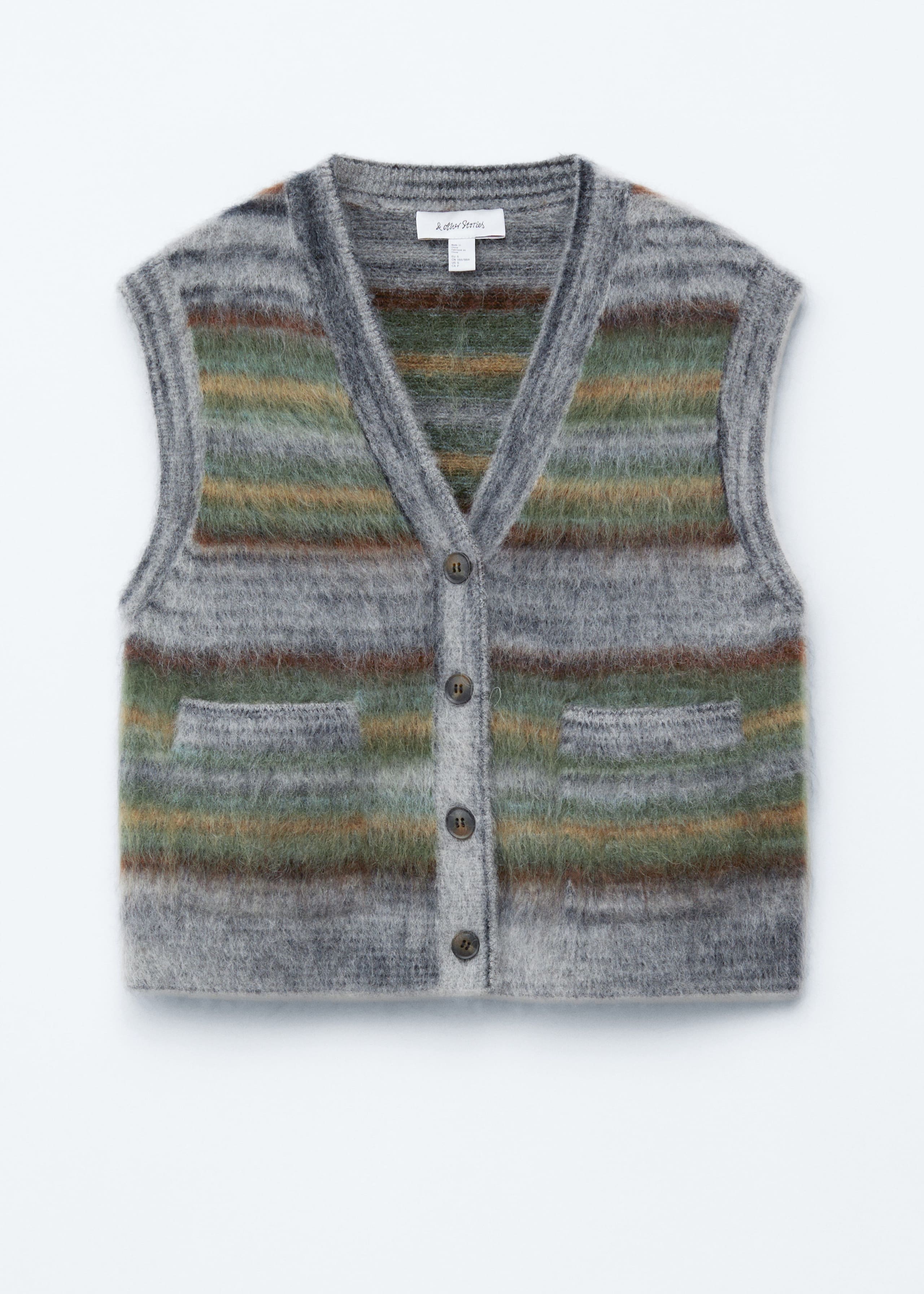 Image of Brushed Knitted Vest