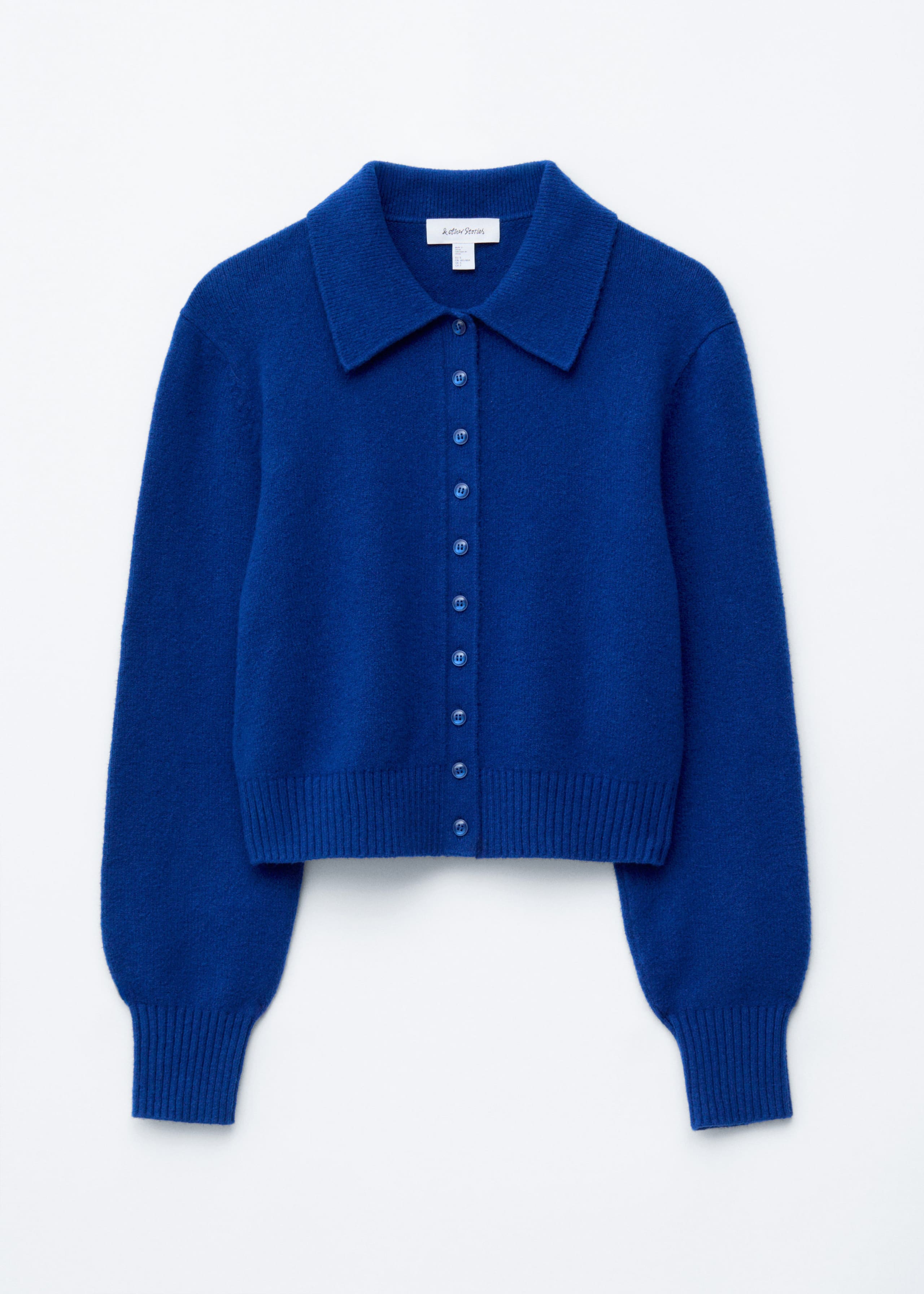 Image of Knitted Collar Cardigan