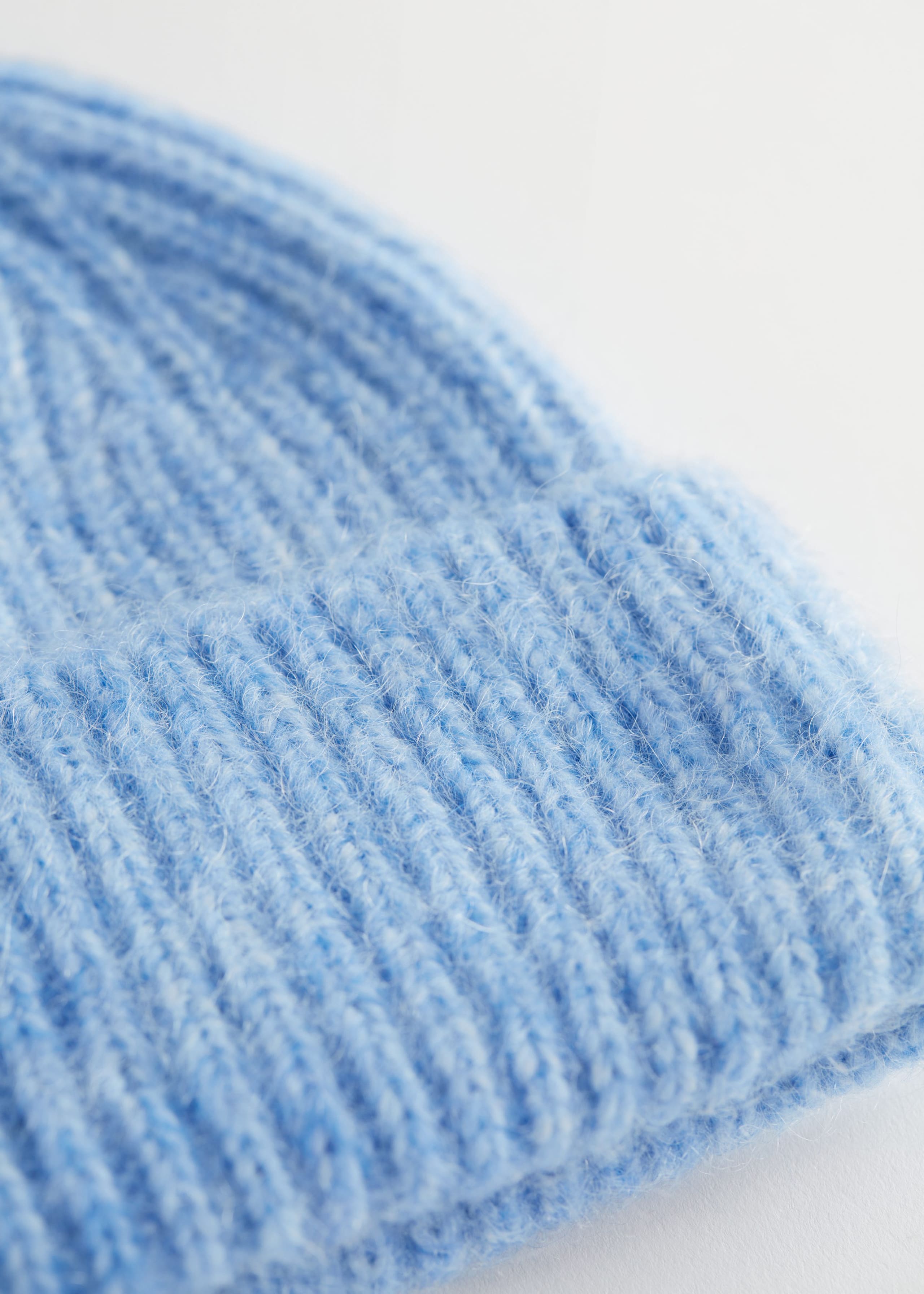 Ribbed Wool Blend Beanie - {{variantName}} - Descriptive Detail