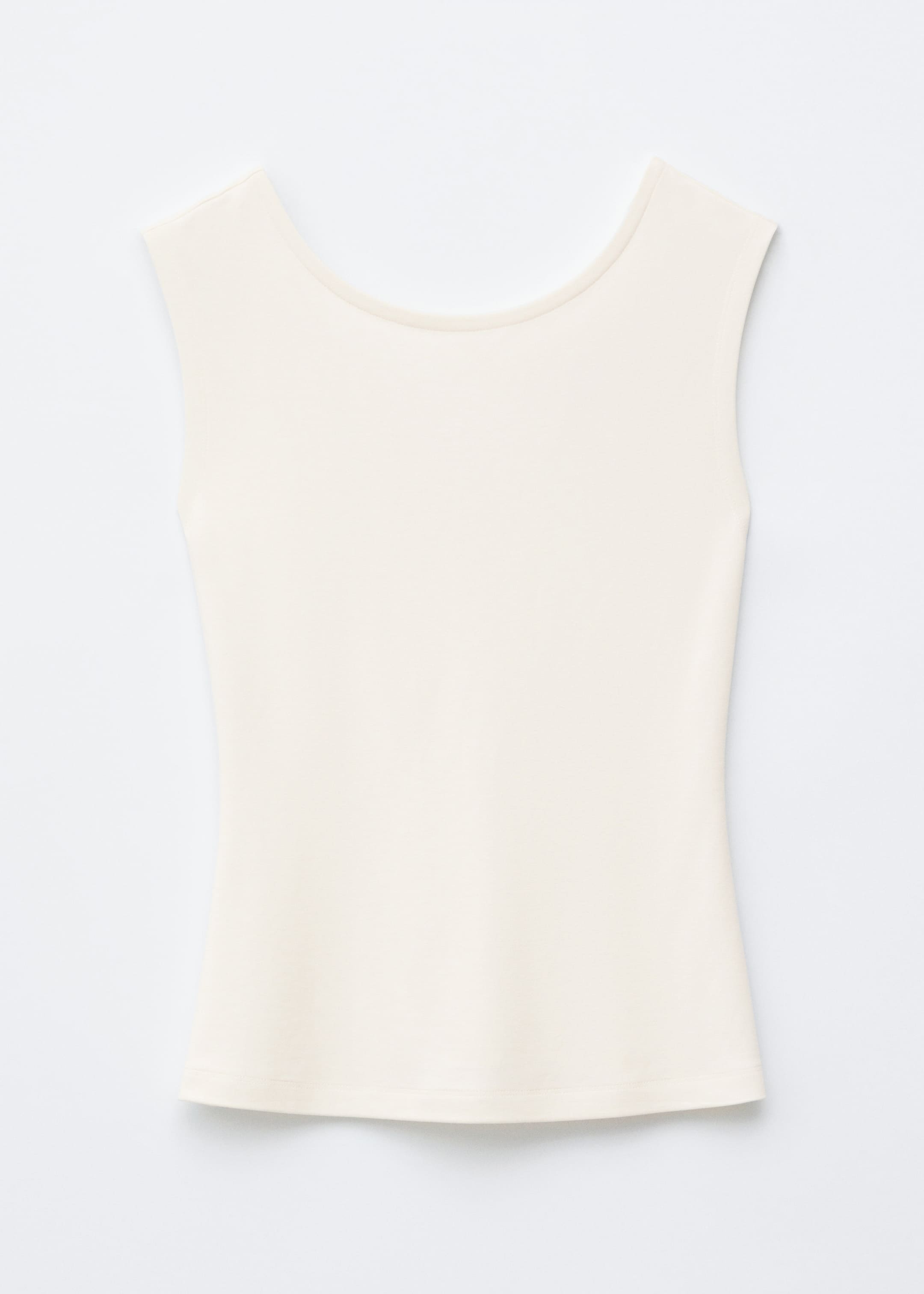 Größeres Bild anzeigen: Oberteil mit V-Ausschnitt hinten - Weiß - Ladies | H&M AT 7