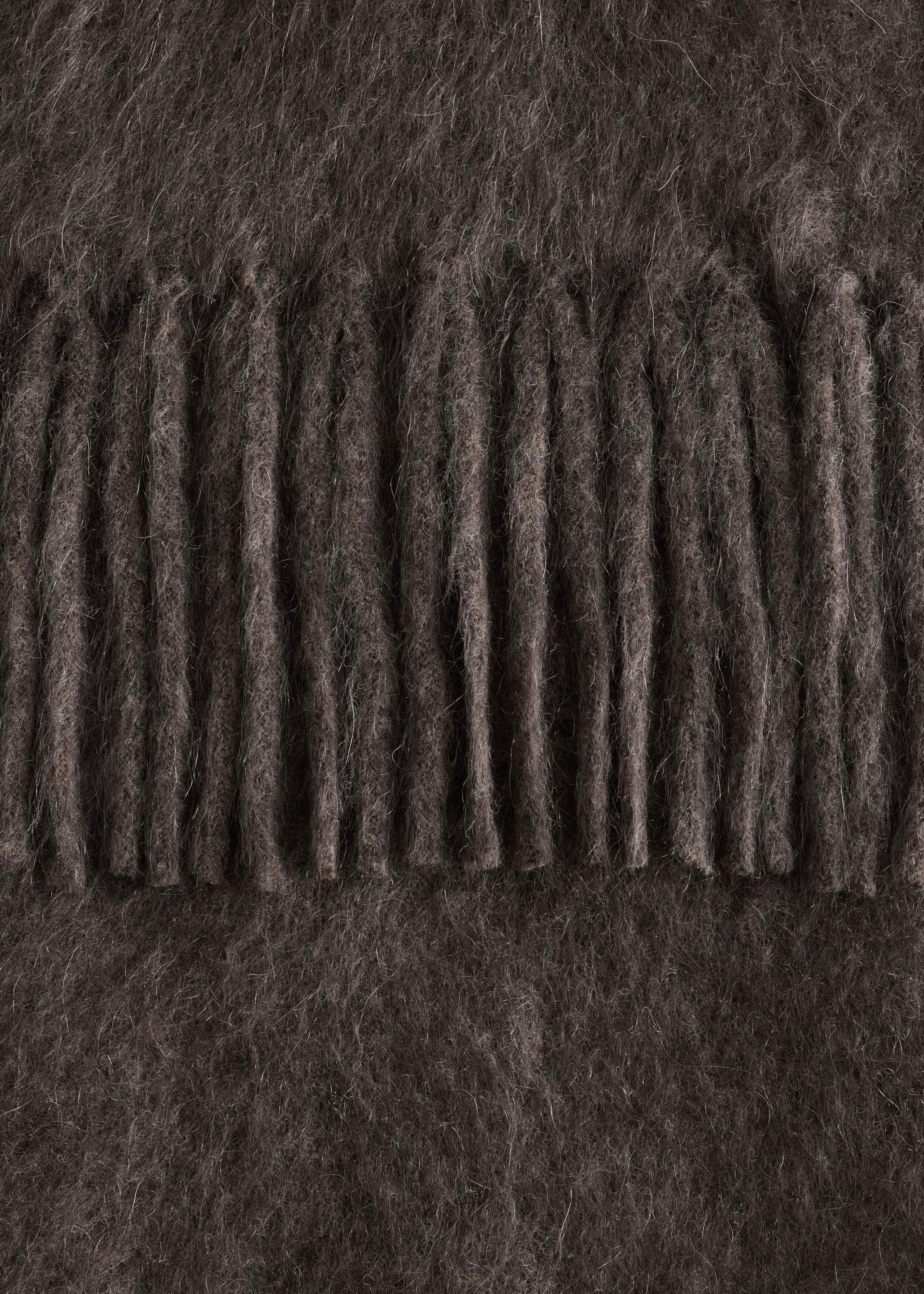 Sciarpa in misto mohair con frange - {{variantName}} - Descrizione dettagliata