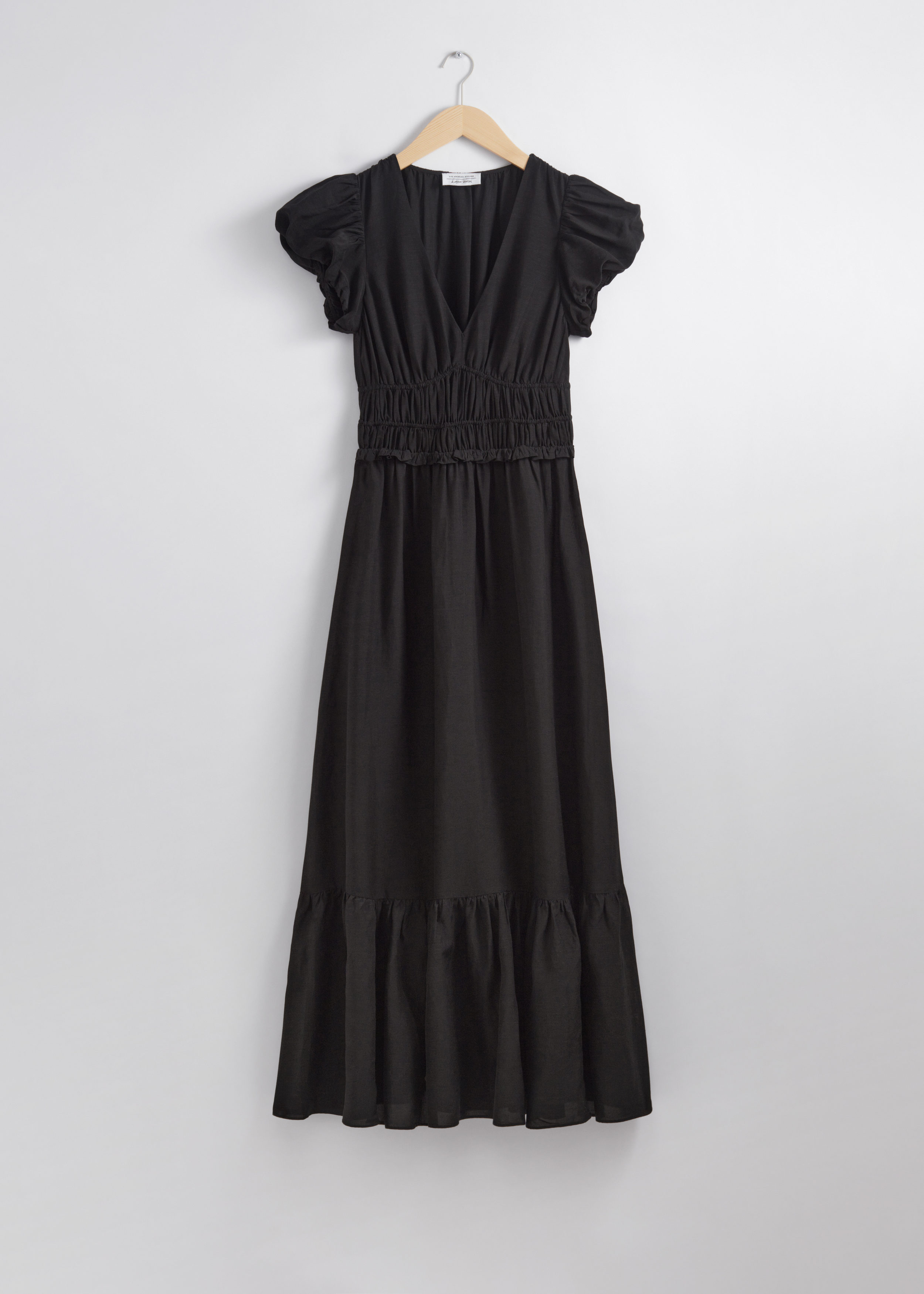 Tiered Maxi Dress - Black - Dresses | & Other Stories GG