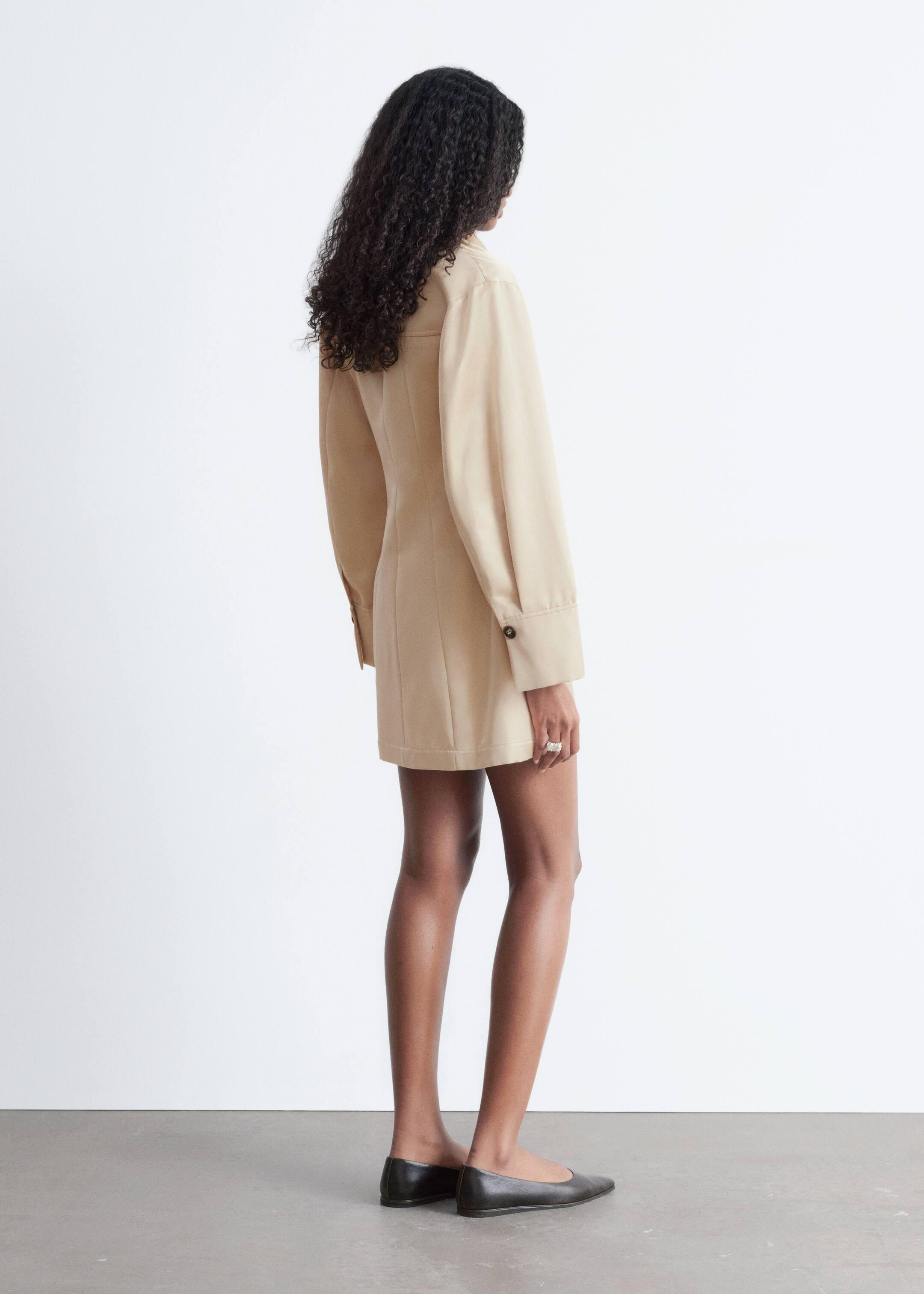 Ingrandisci l'immagine: Blazer Mini Dress - Beige - DONNA | H&M CH 4