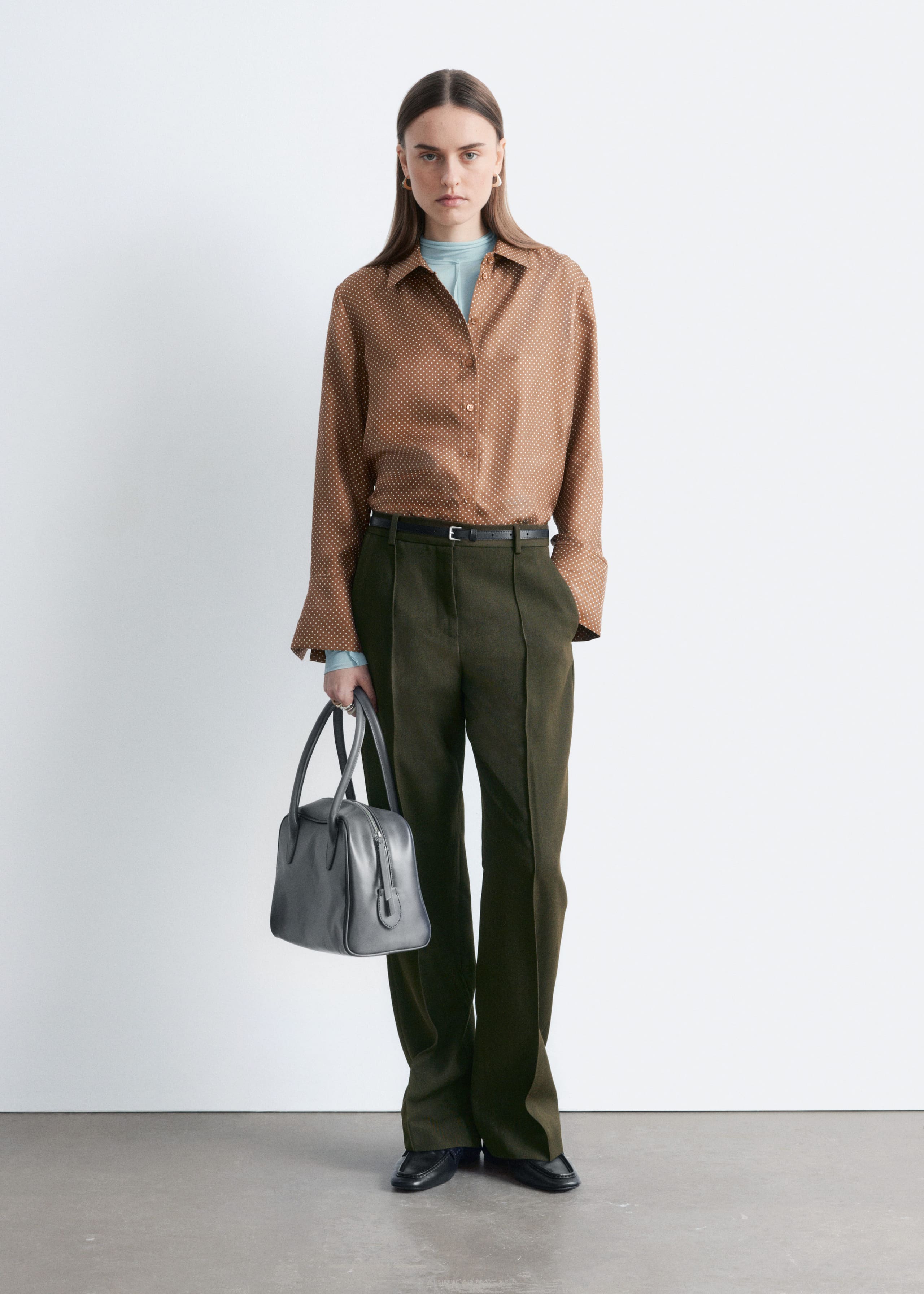 Image of Relaxed Silk Shirt